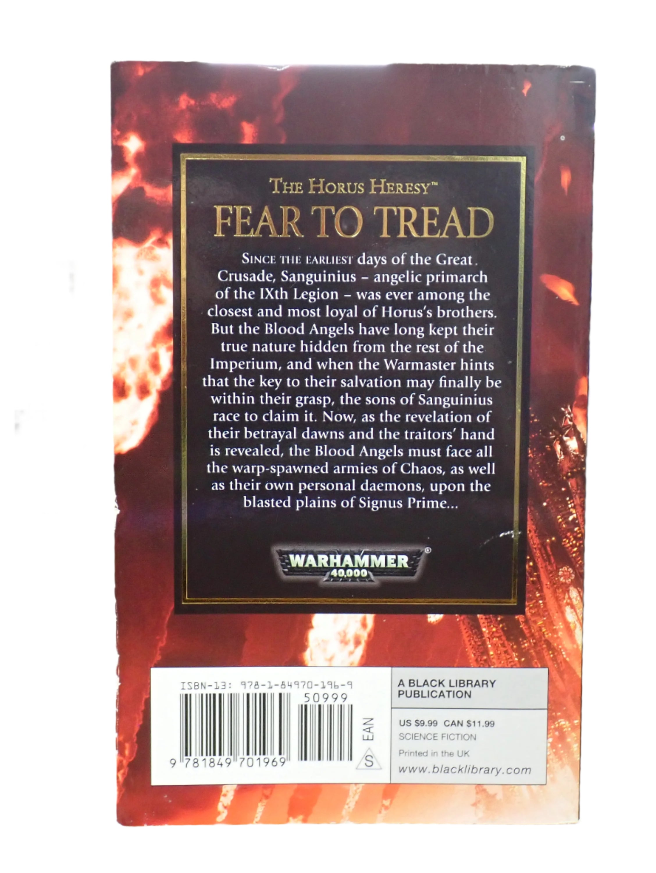 Warhammer - Fear to Tread: The Angel Falls (MMPB)