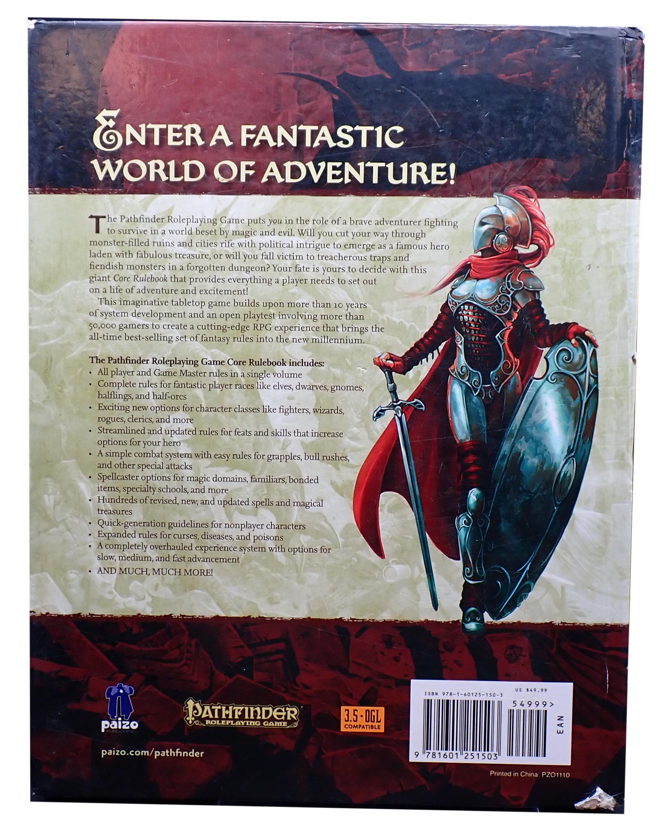 Pathfinder Core Rulebook - Hardcover [Pre-Owned]