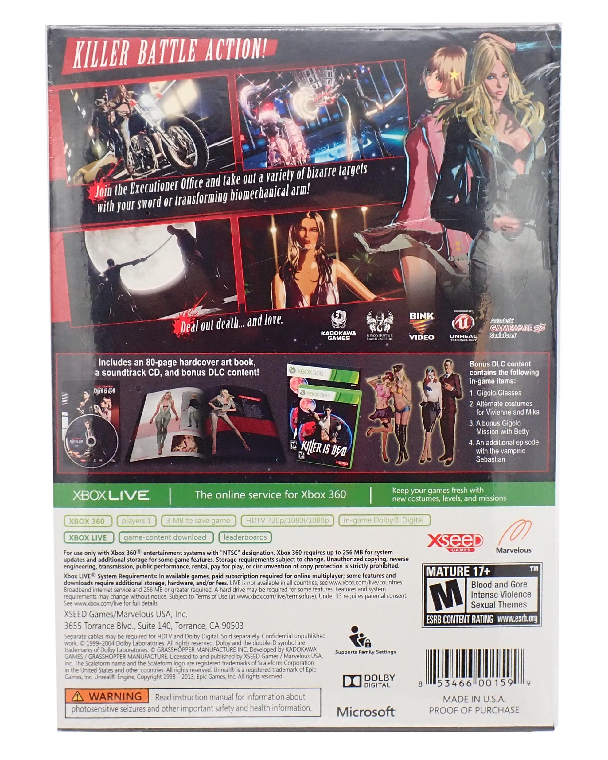 Killer is Dead  - XBOX 360