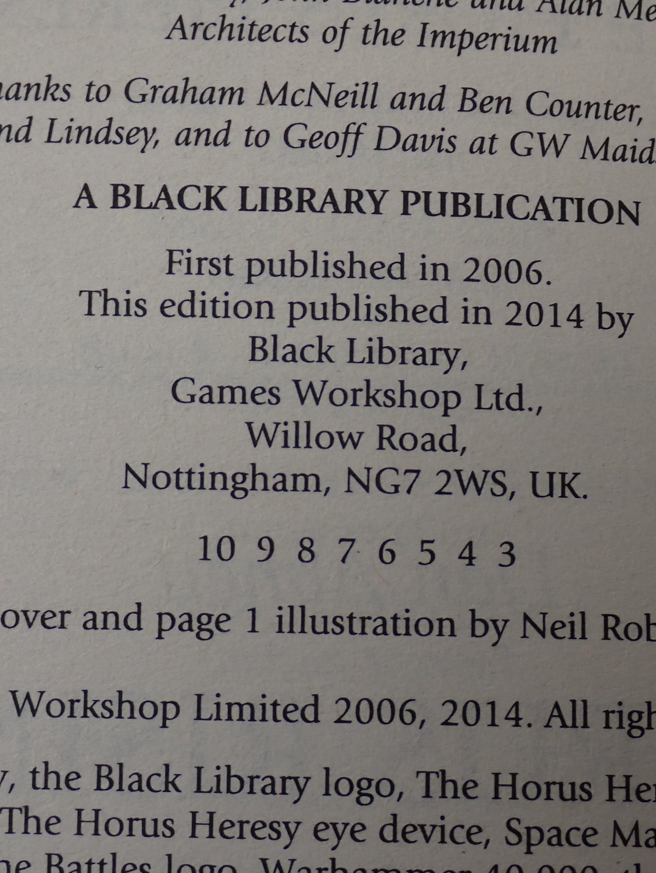 Warhammer - Horus Rising 3rd Printing (MMPB)