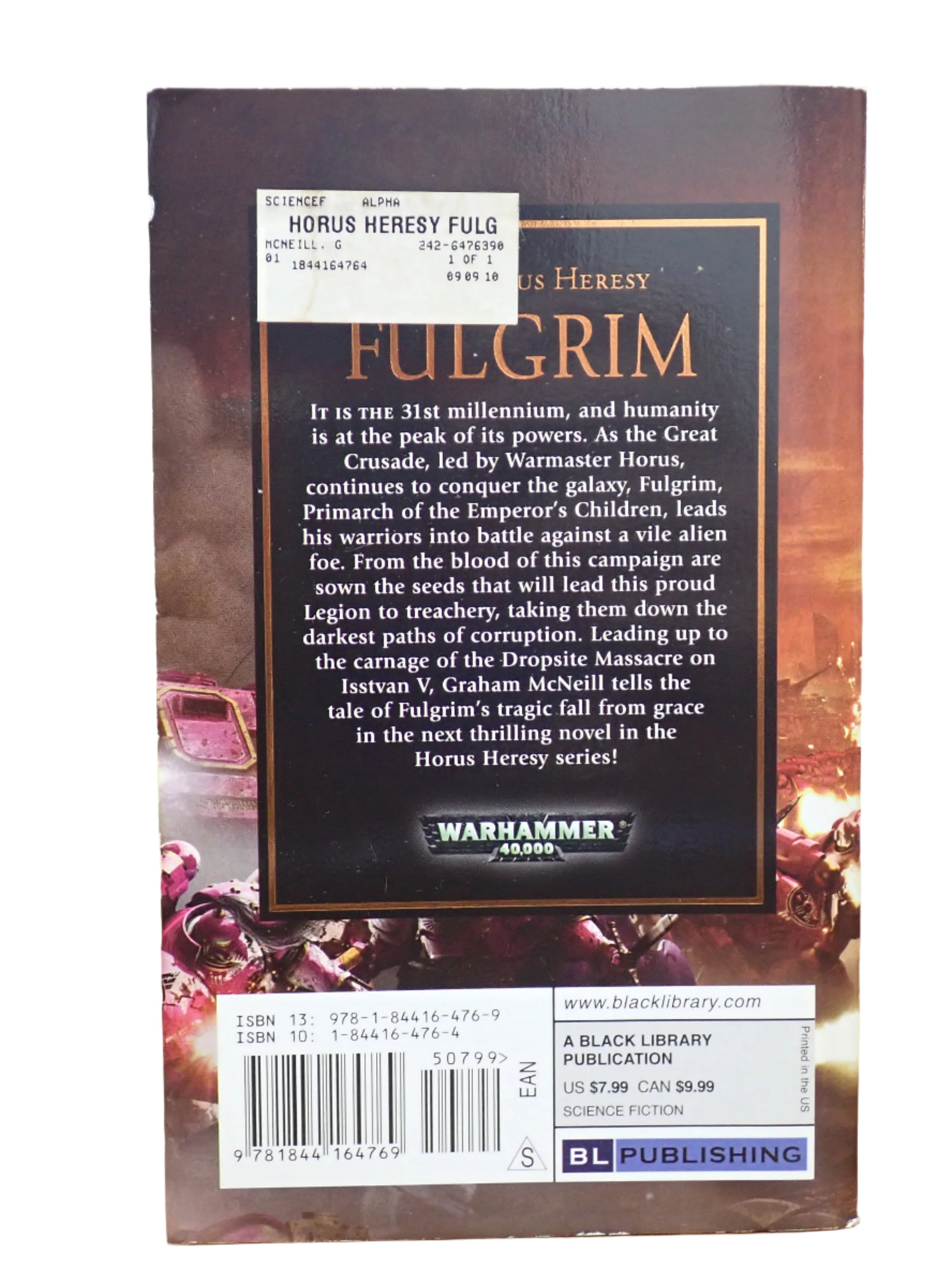 Warhammer - Fulgrim: Visions of Treachery (MMPB)
