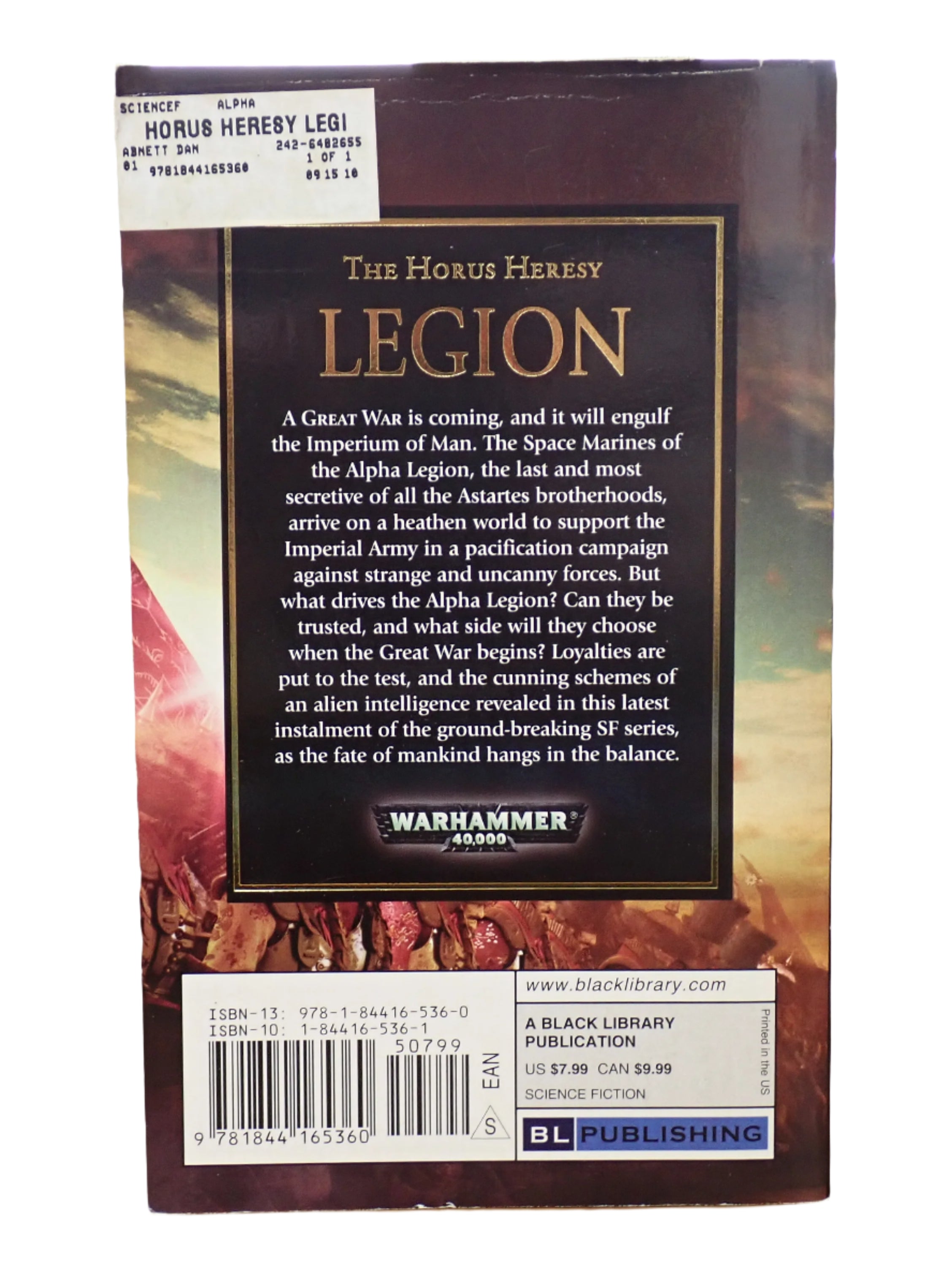 Warhammer - Legion: Secrets and Lies (MMPB)