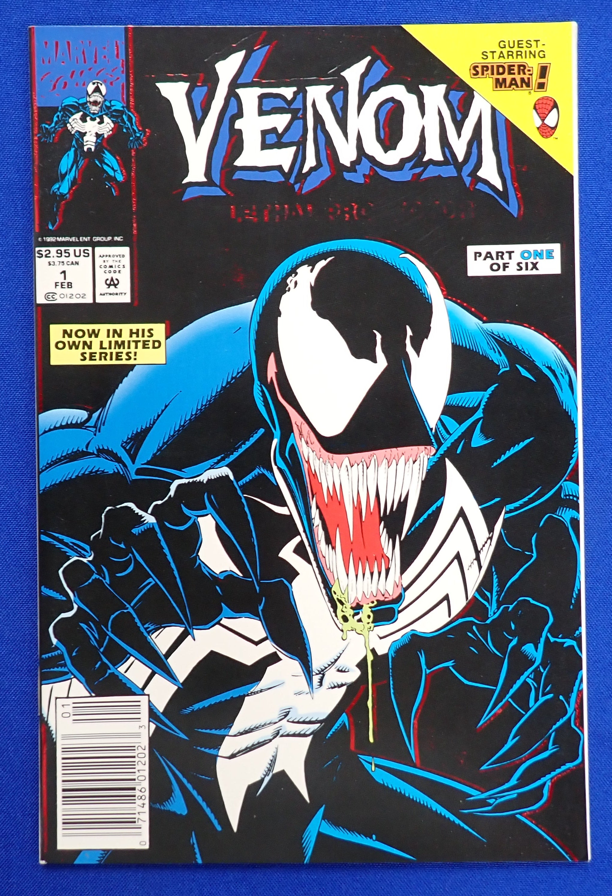 Venom: Lethal Protector #1 (1993) - ERROR Edition + Newsstand- Extremely Rare - NM (9.4)
