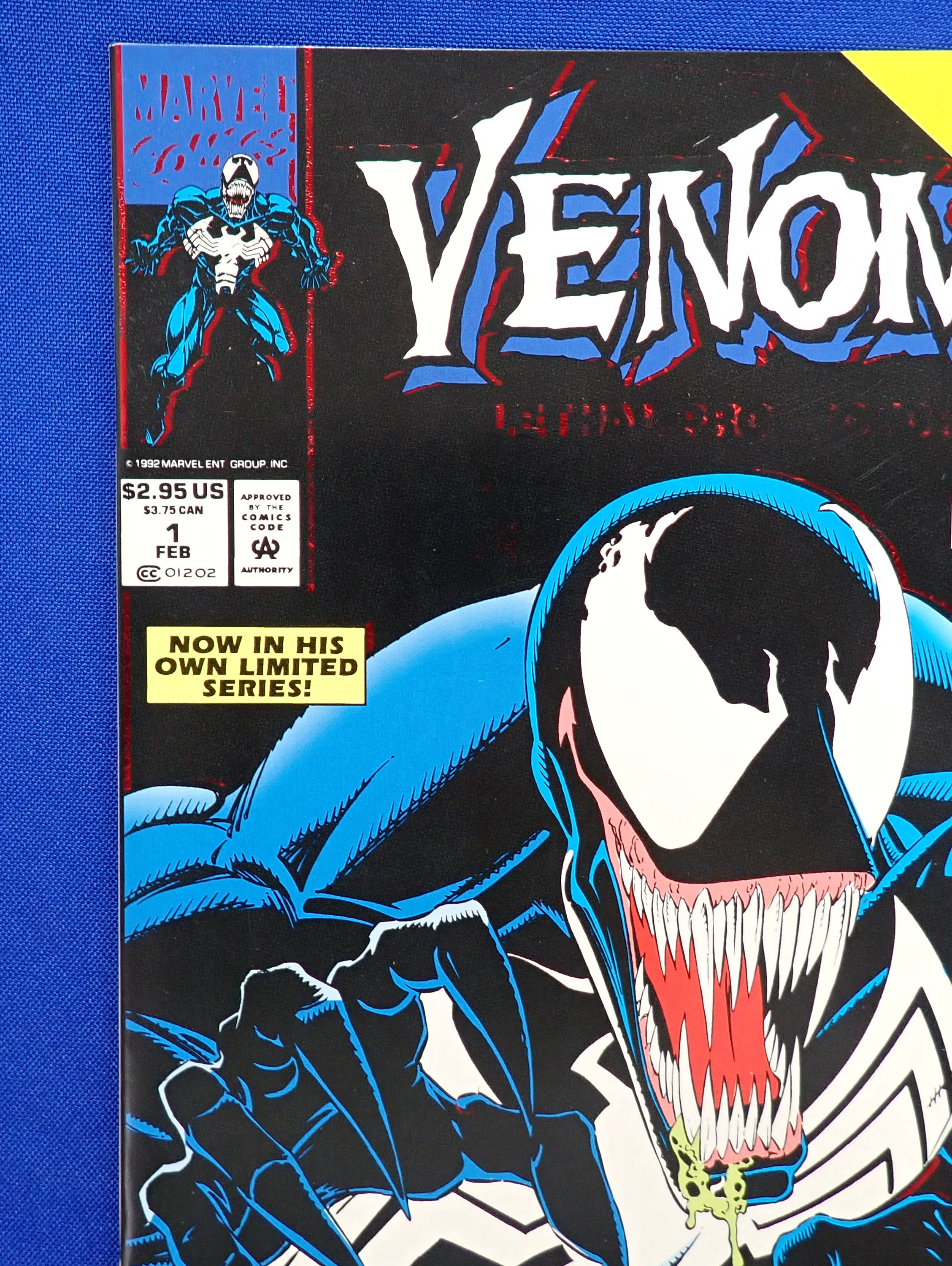 Venom: Lethal Protector #1 (1993) - ERROR Edition + Newsstand- Extremely Rare - NM (9.4)