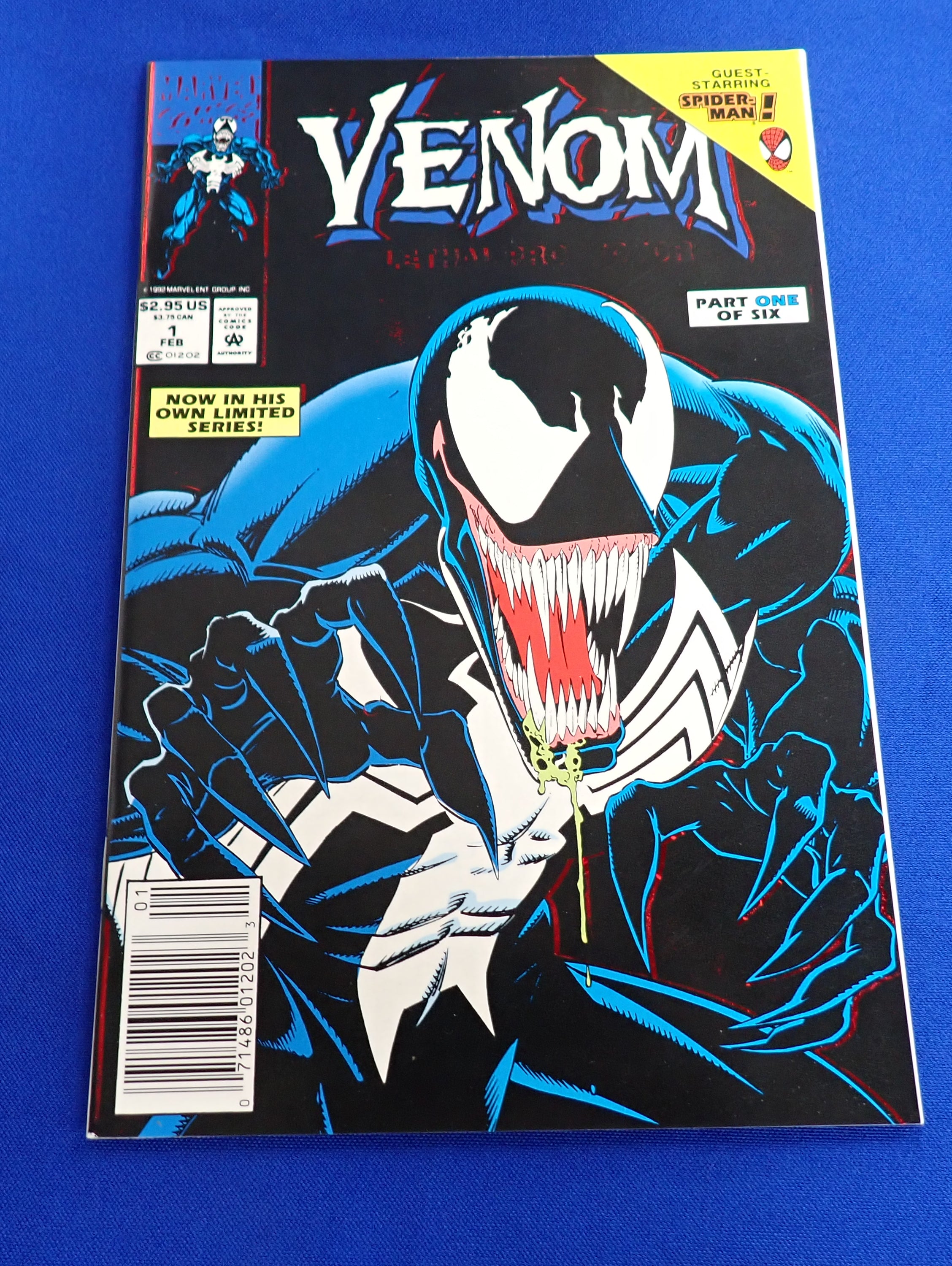 Venom: Lethal Protector #1 (1993) - ERROR Edition + Newsstand- Extremely Rare - NM (9.4)