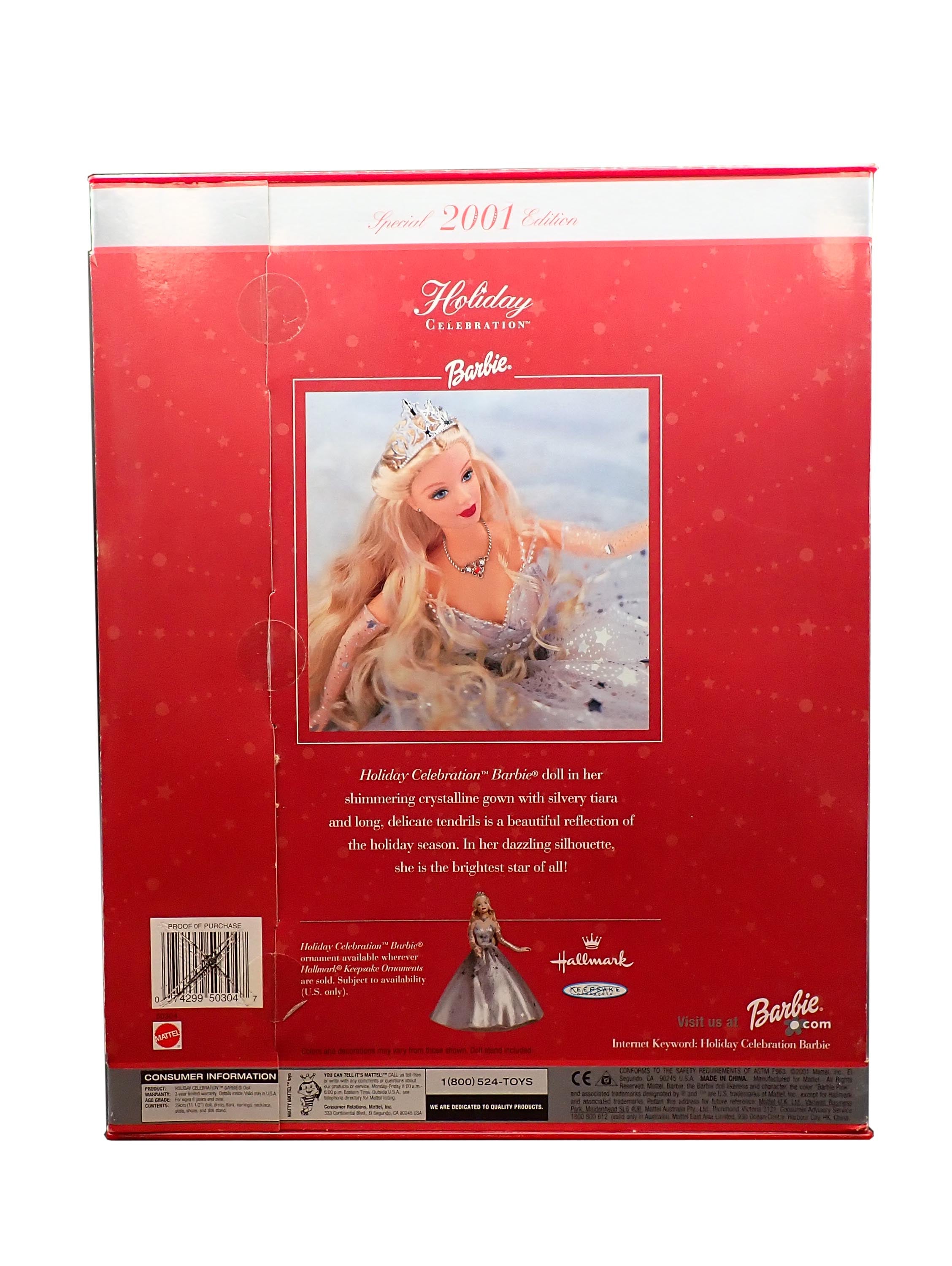 2001 Special Edition Holiday Celebration Barbie [Pre-Owned]