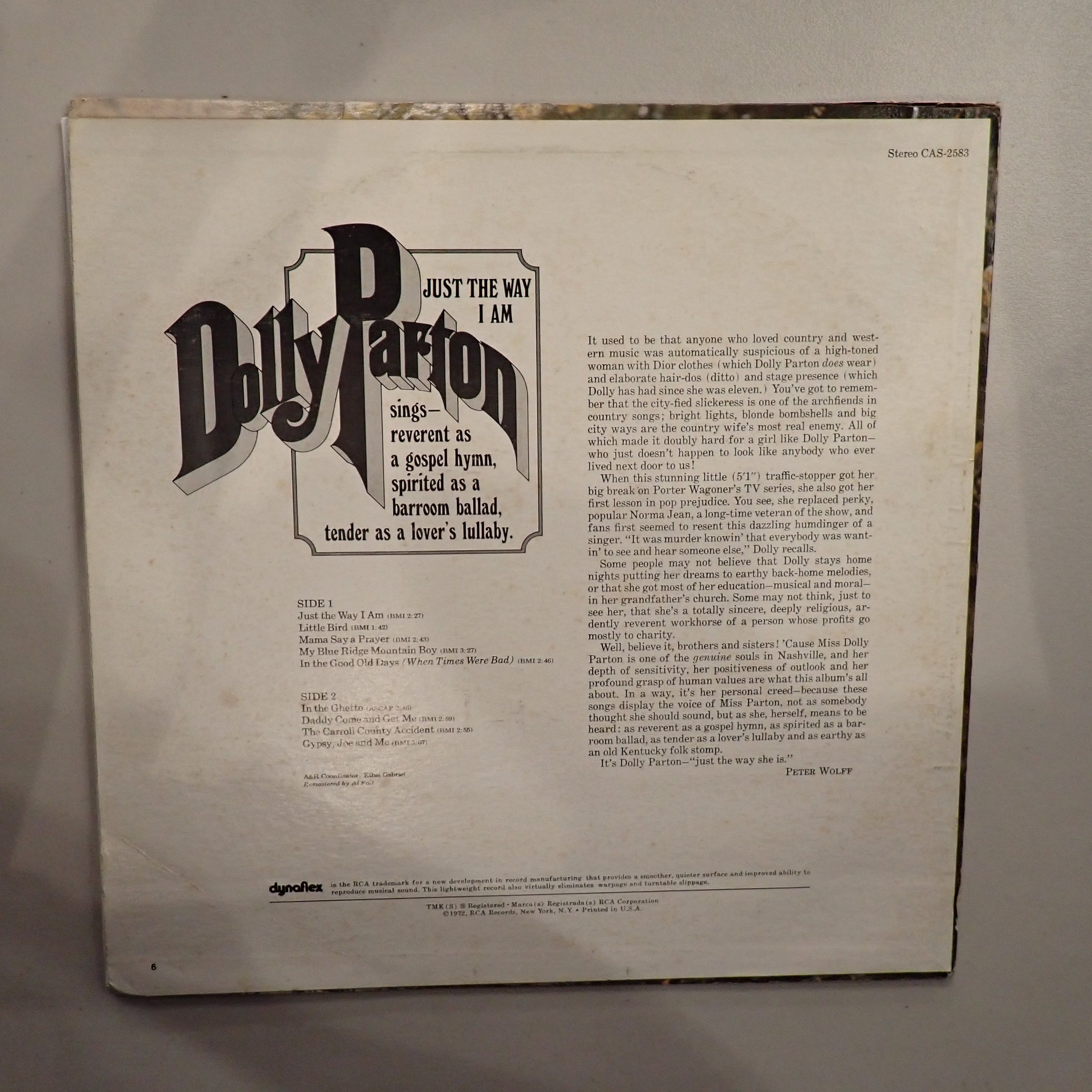 Dolly Parton – Just The Way I Am