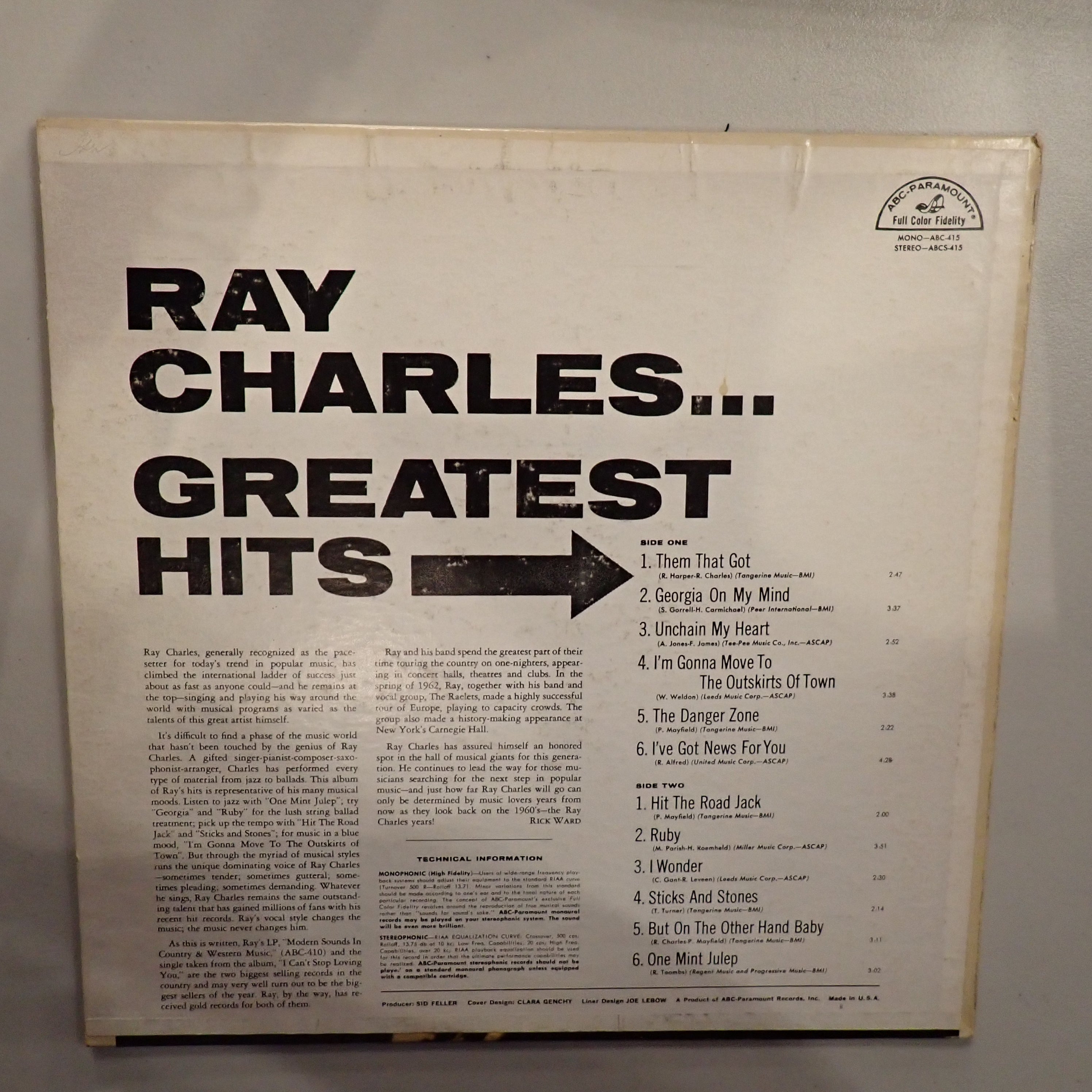 Ray Charles – Greatest Hits