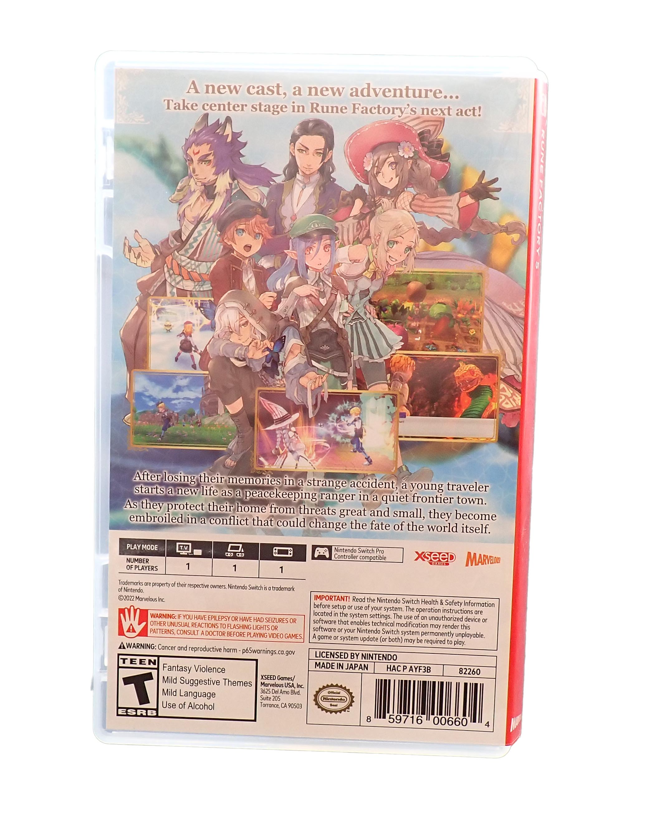 Rune Factory 5 - Switch