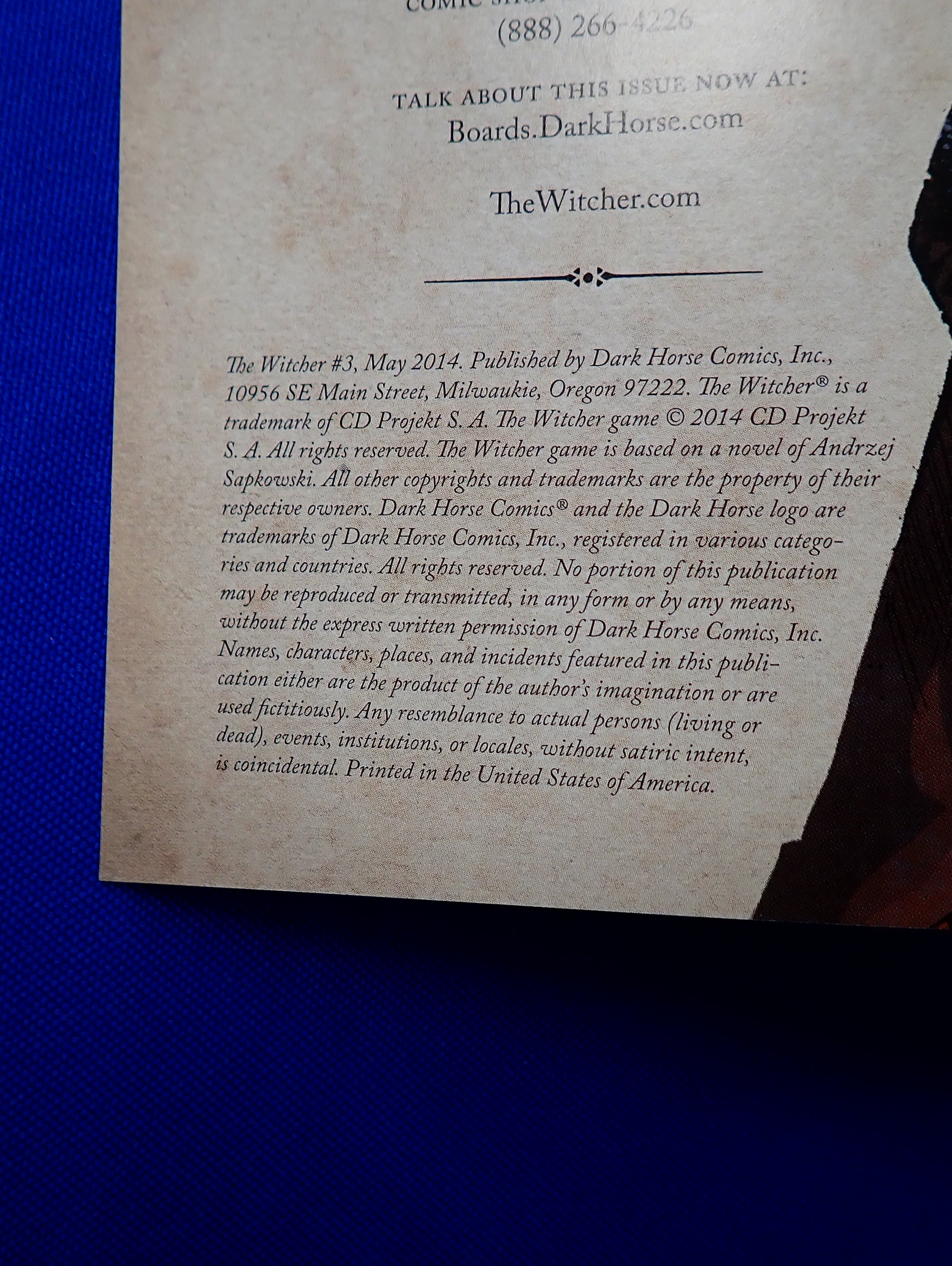 The Witcher #1-5 Set (2014) - Var. Conditions
