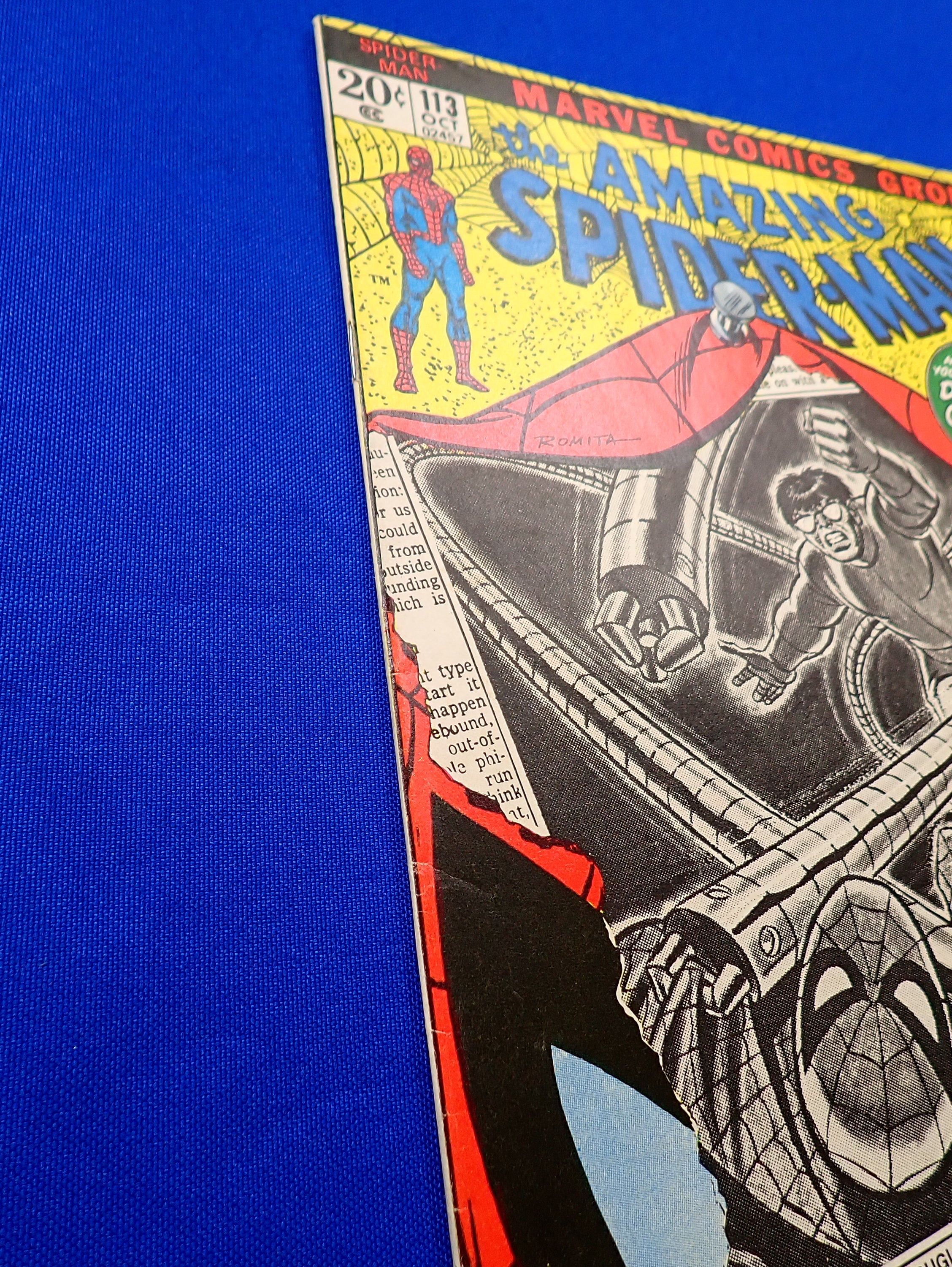 Amazing Spider-Man #113 (1972) - FN (6.0) - 1st App. Hammerhead