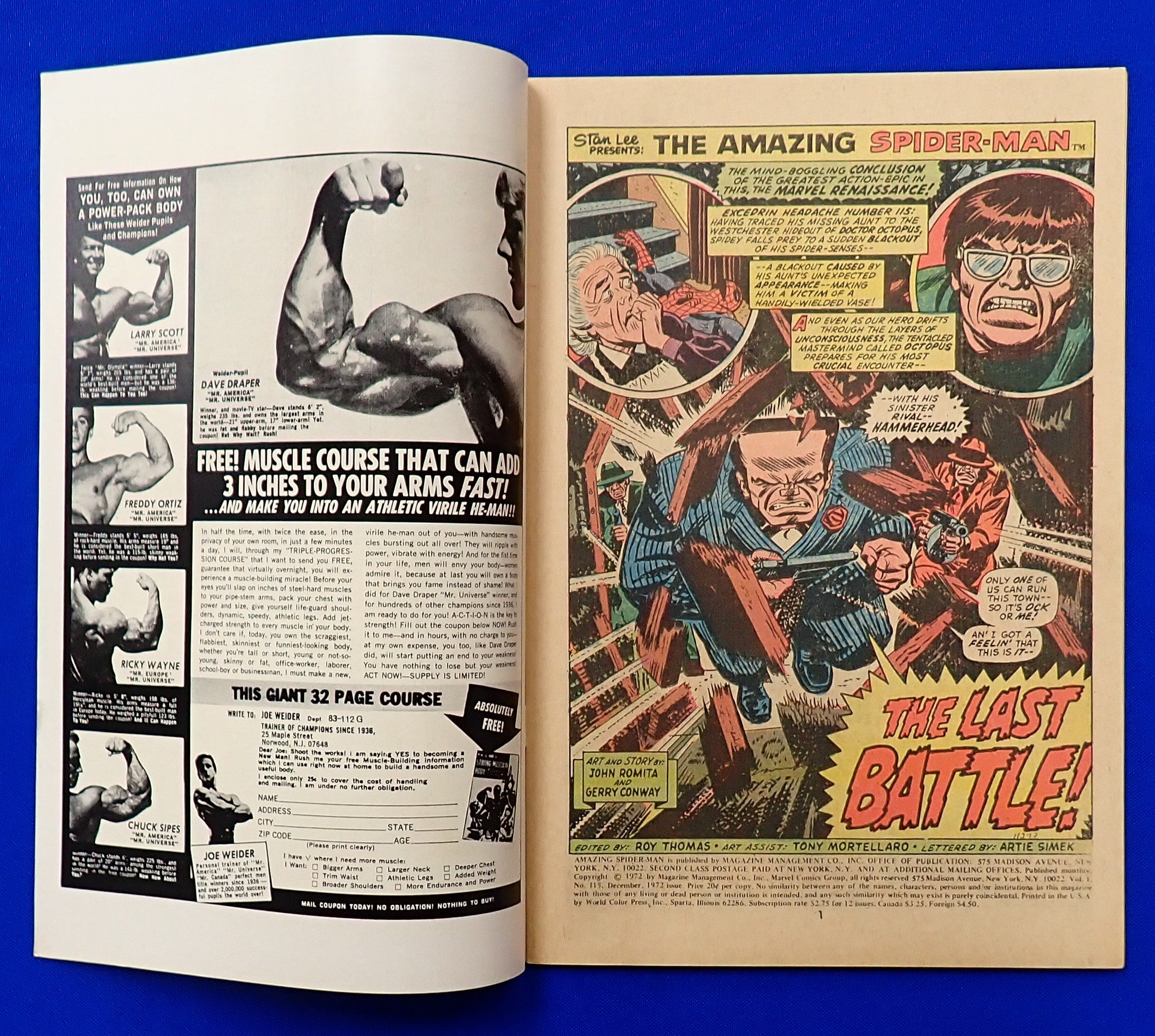 Amazing Spider-Man #115 (1972) - VF- (7.5) - Bronze Age Issue