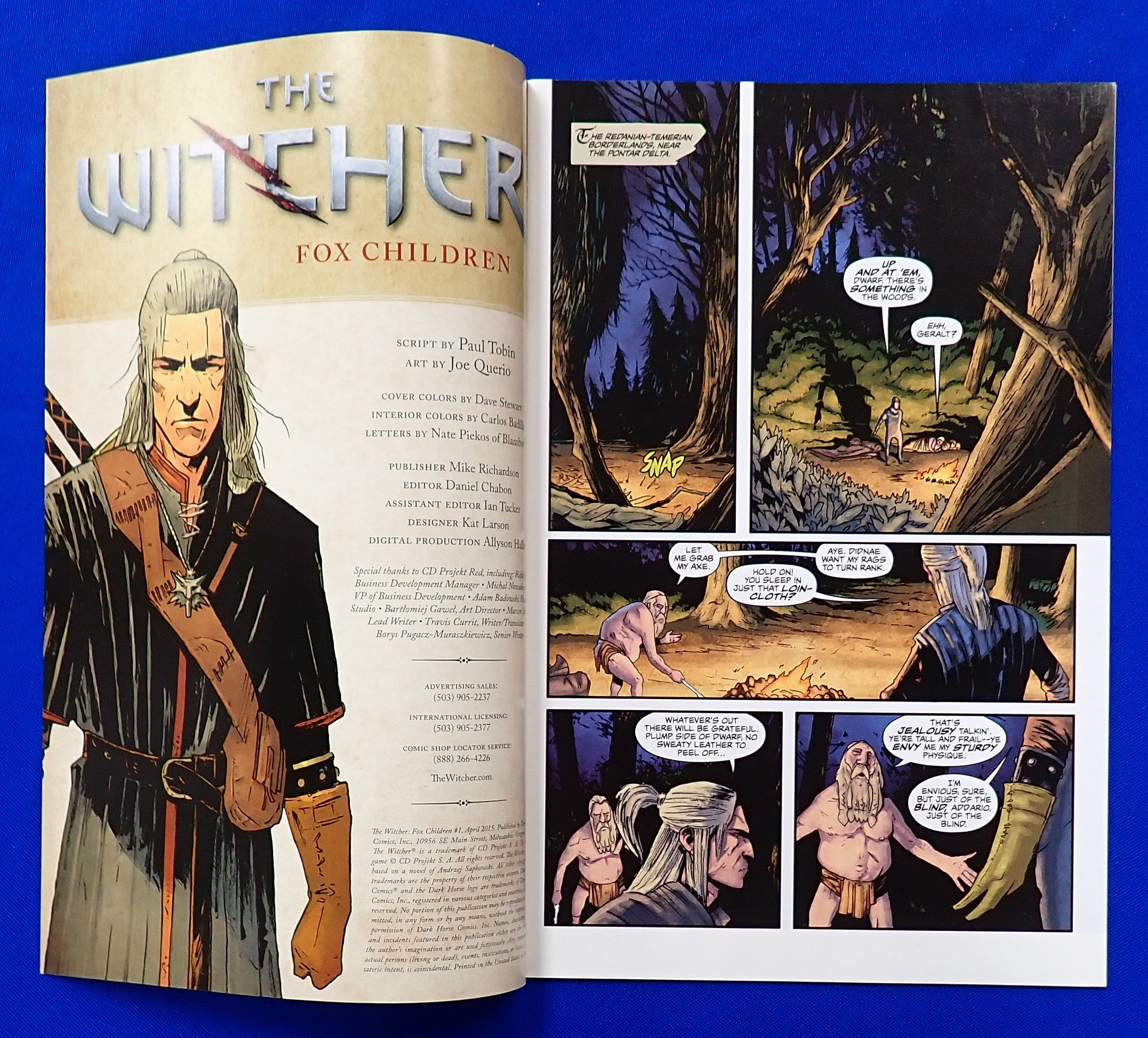 The Witcher: Fox Children #1-5 Set (2015) - Var. Conditions