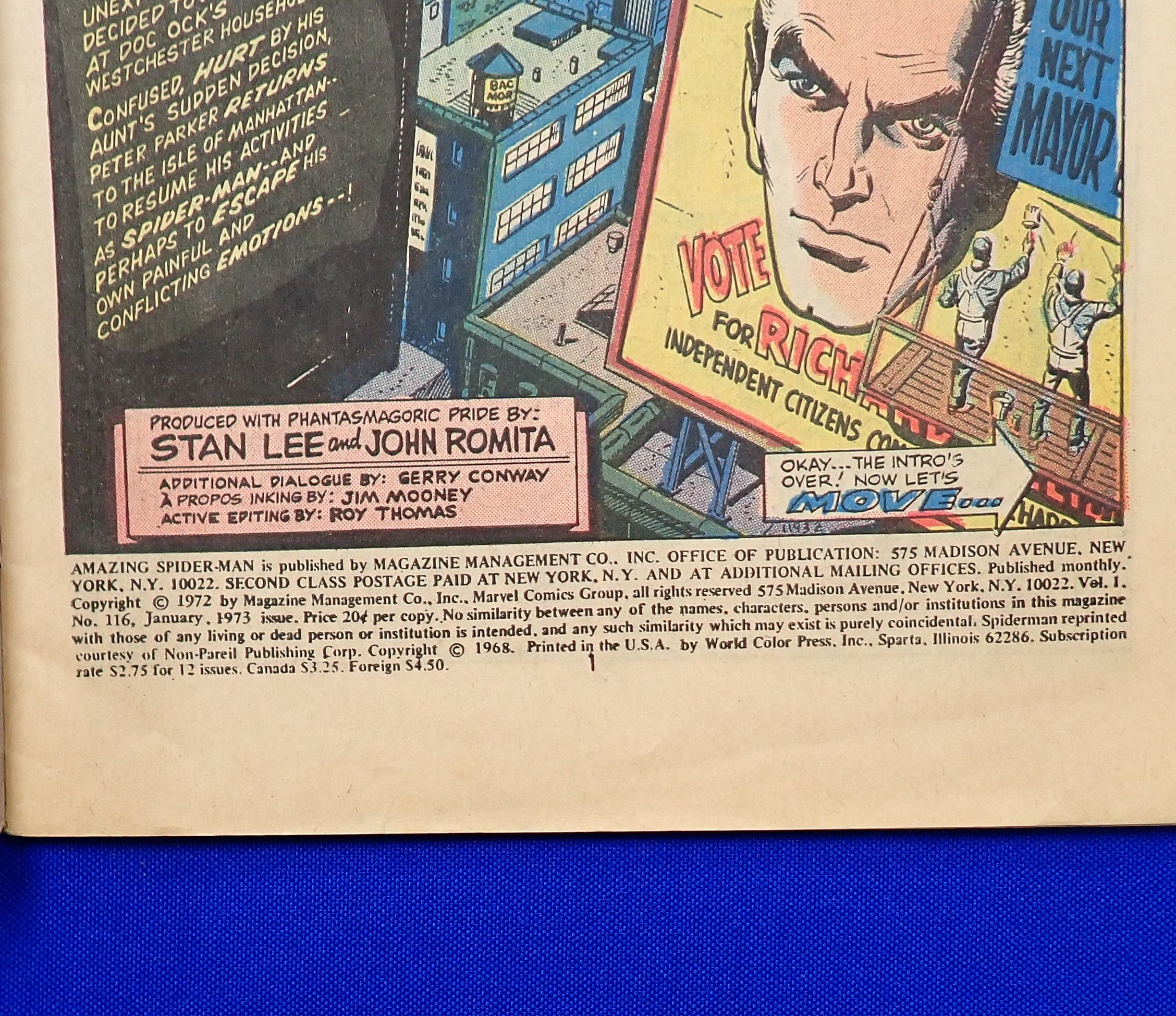 Amazing Spider-Man #116 (1972) - VG (4.0) - Bronze Age Issue