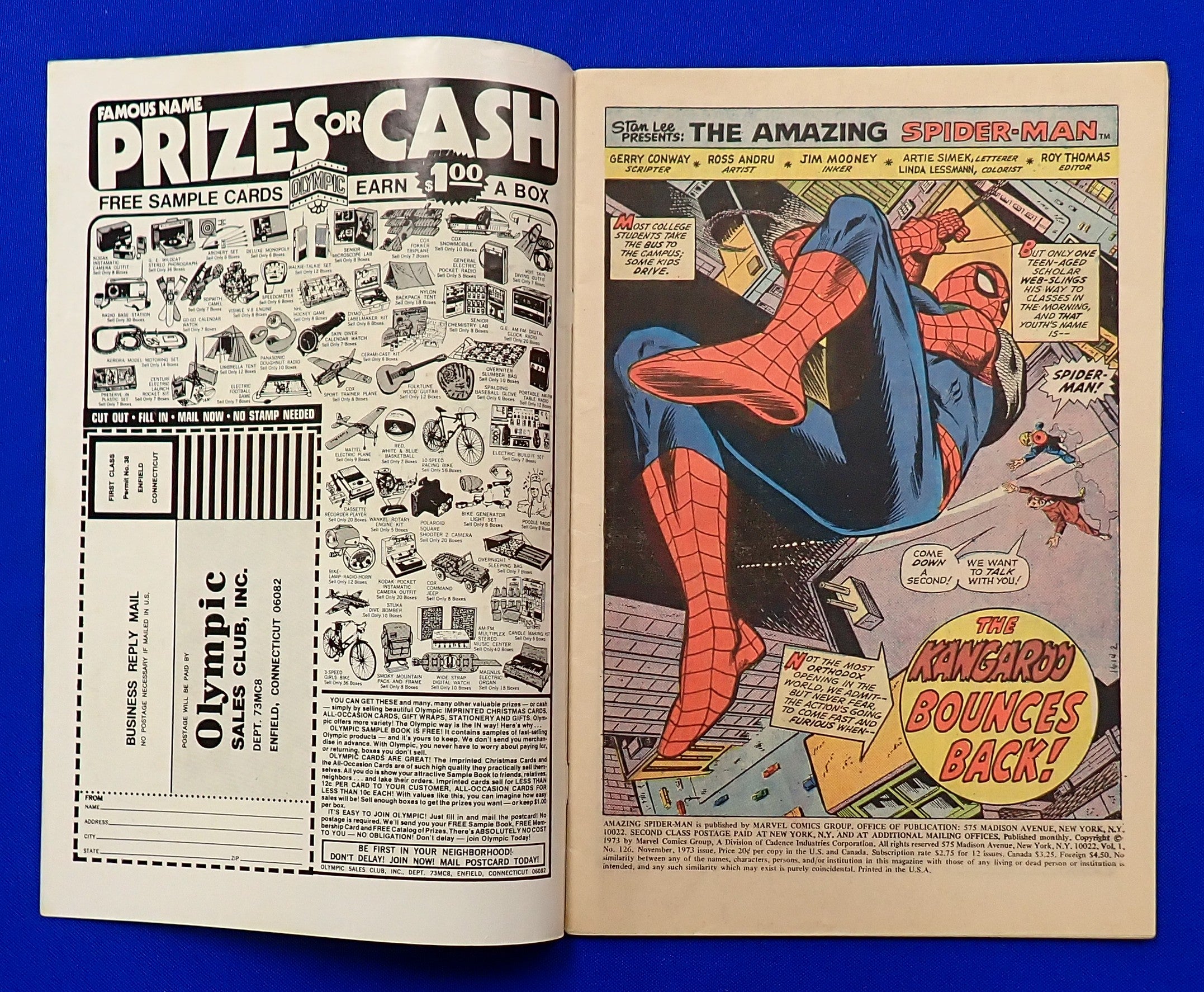 Amazing Spider-Man #126 (1972) - VG/FN (4.5-5.0) - Bronze Age Issue