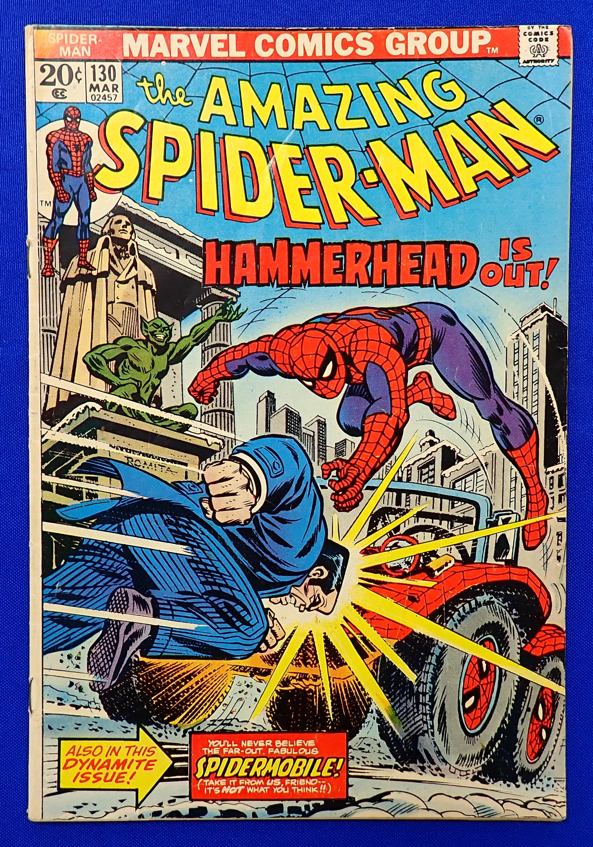 Amazing Spider-Man #130 (1974) - VG (4.0) - Debut of Spider-Mobile