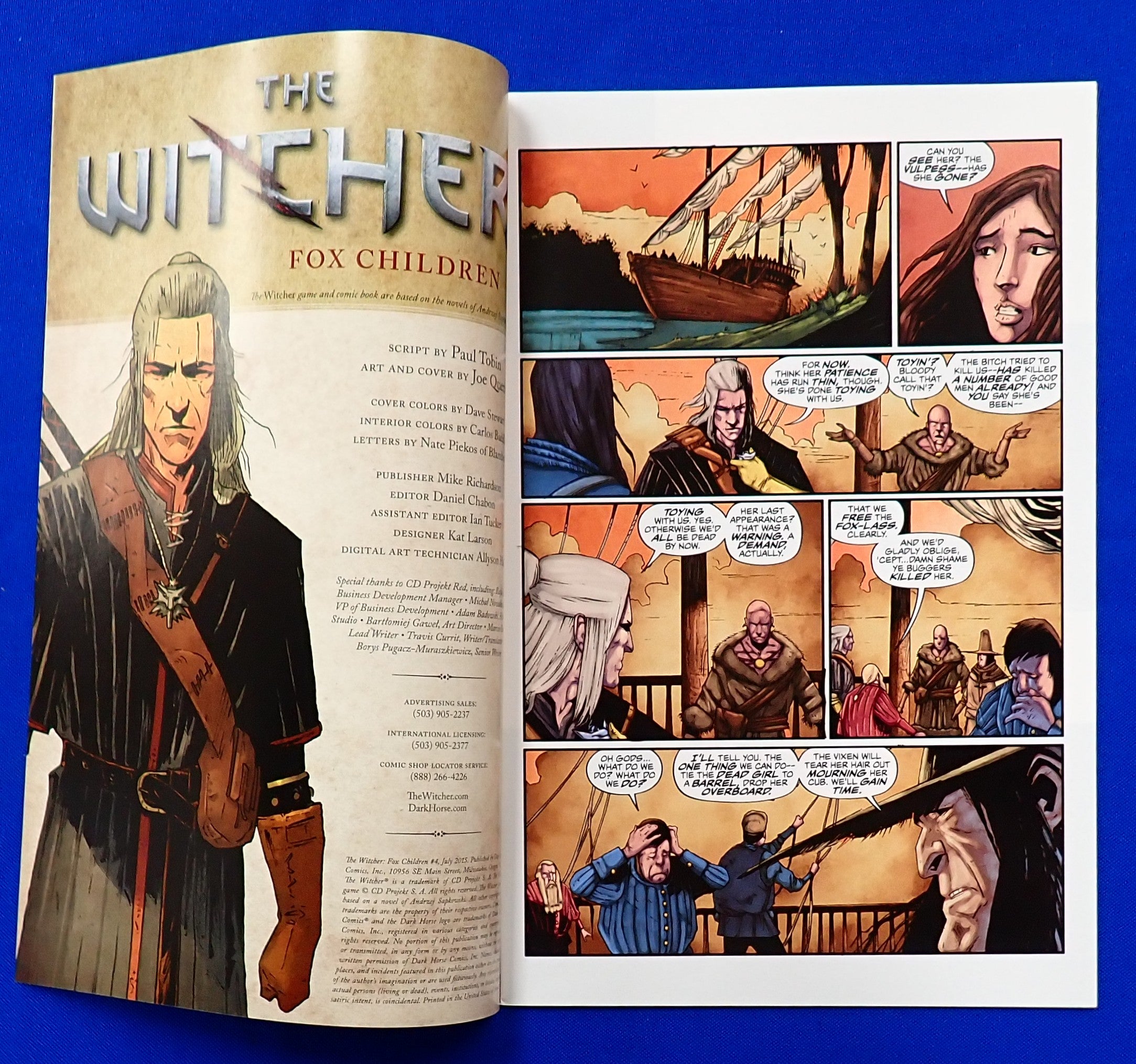 The Witcher: Fox Children #1-5 Set (2015) - Var. Conditions