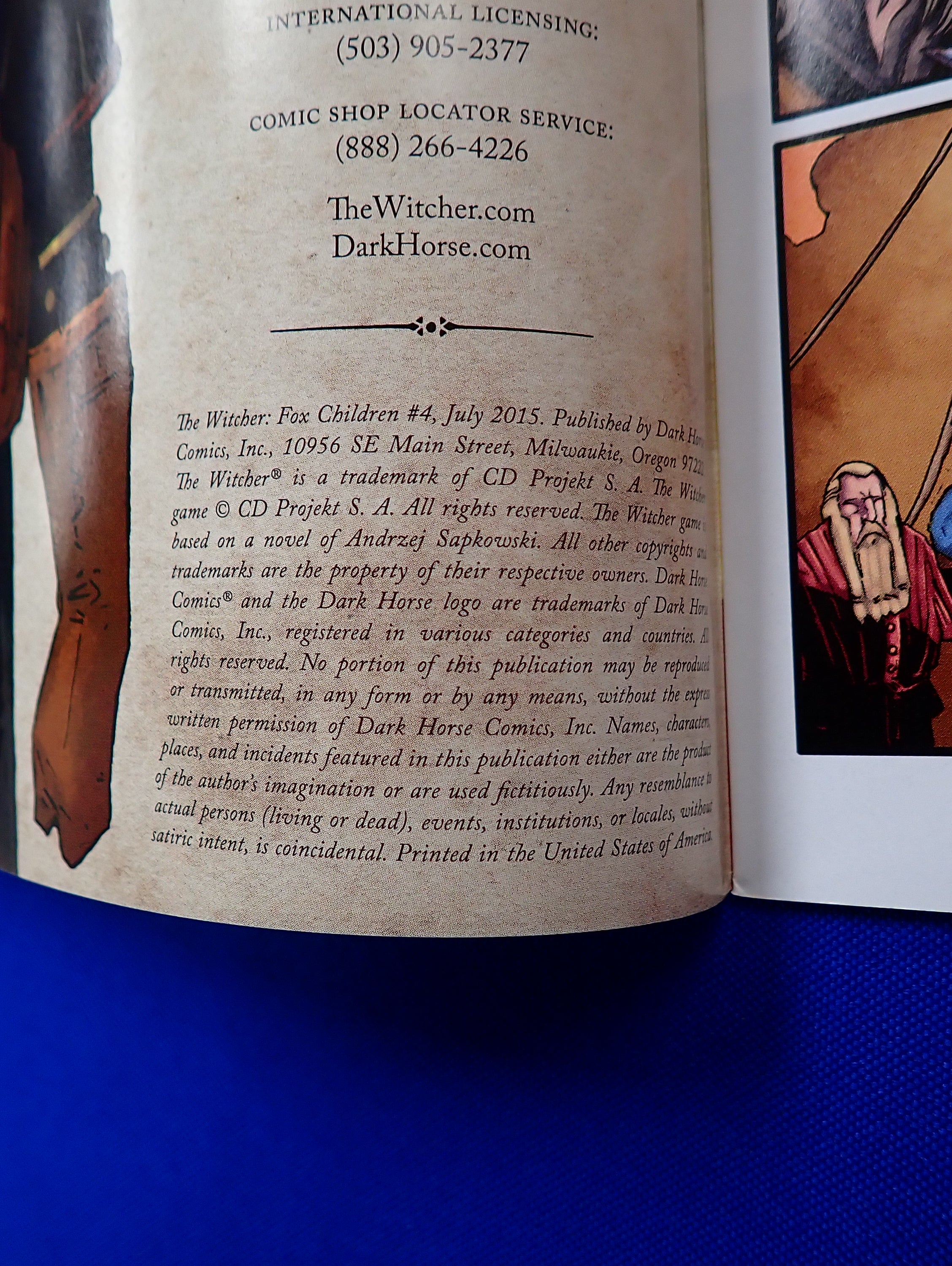 The Witcher: Fox Children #1-5 Set (2015) - Var. Conditions