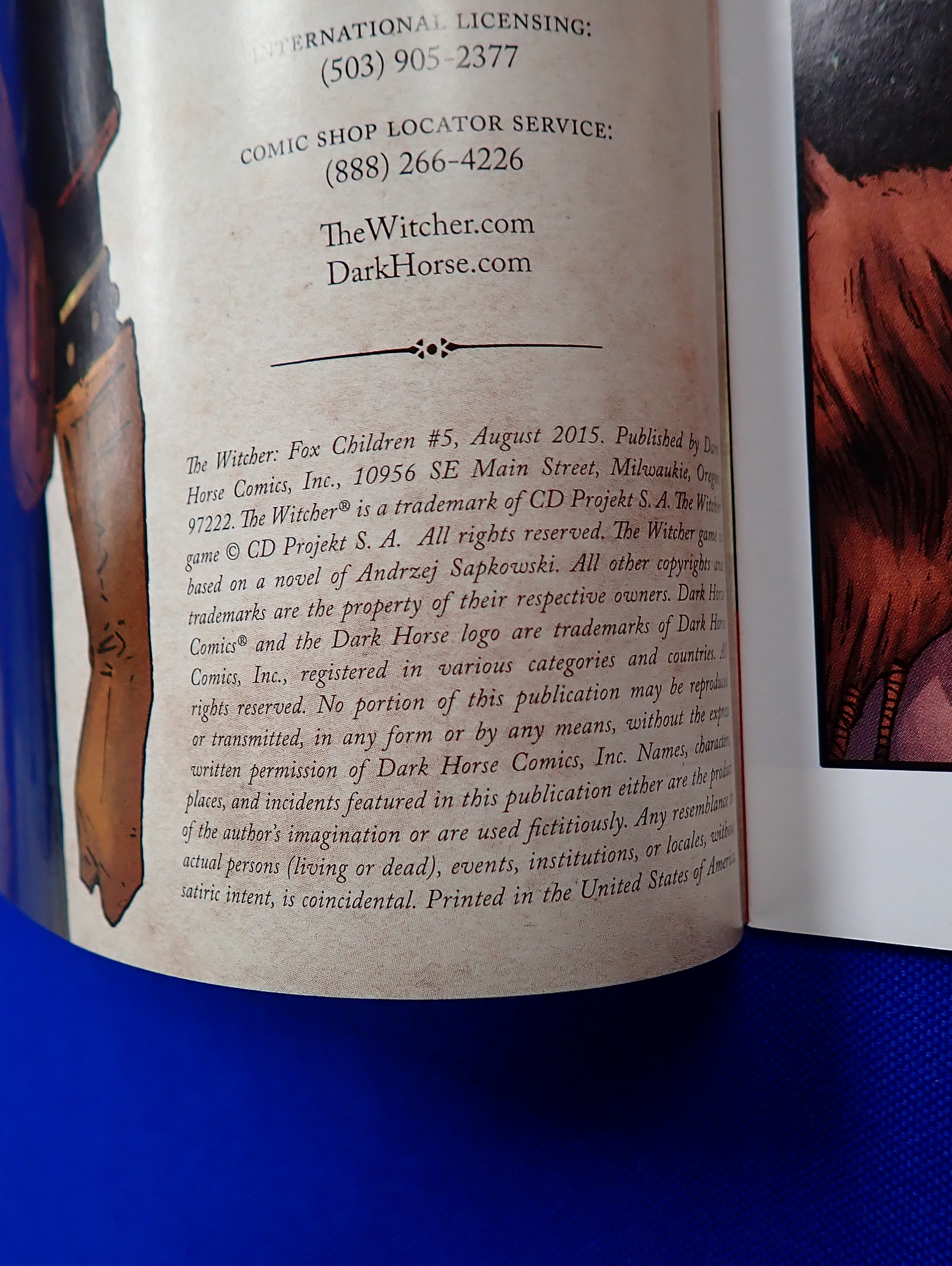 The Witcher: Fox Children #1-5 Set (2015) - Var. Conditions