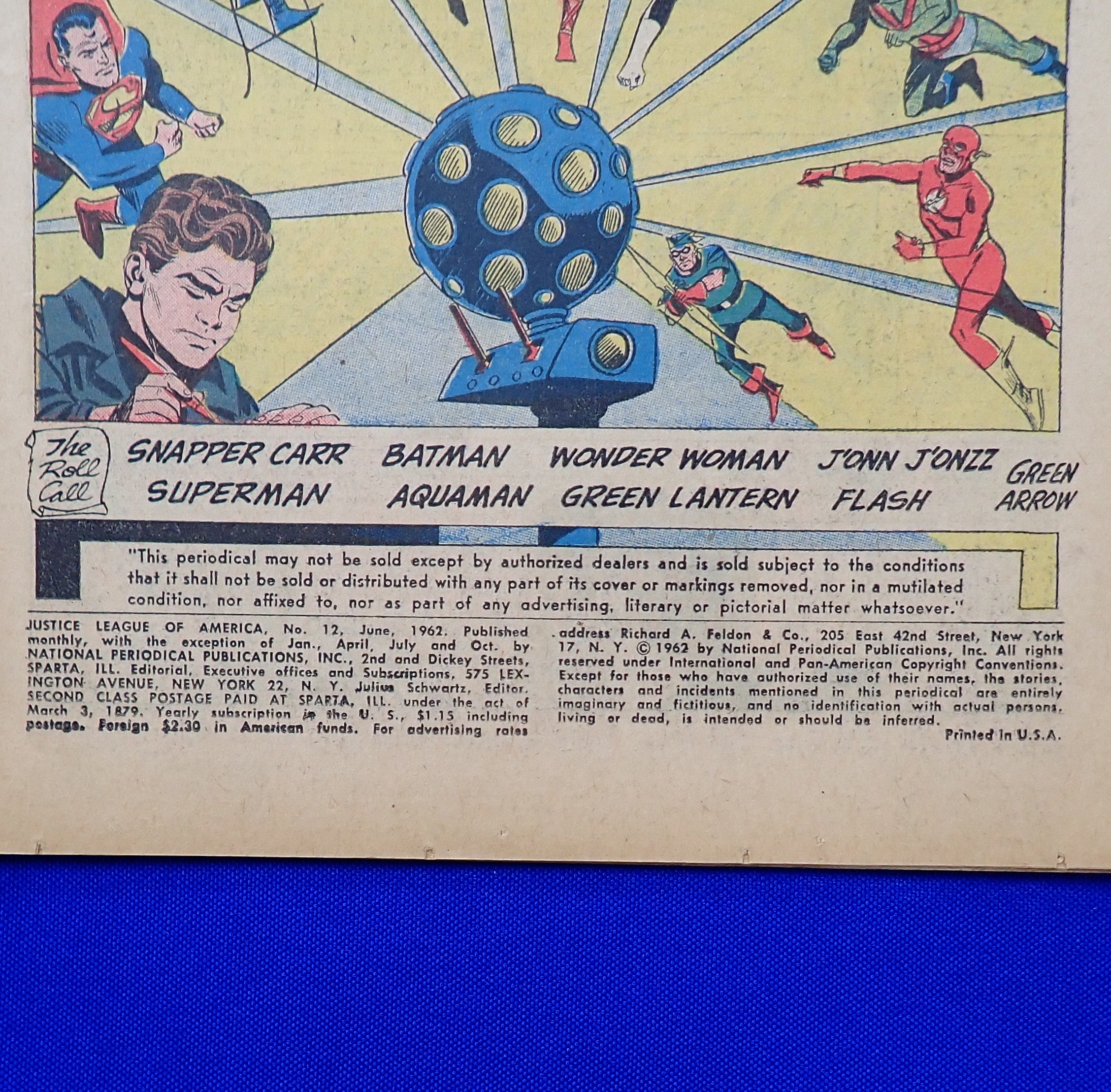 Justice League of America #12 (1962) - FN- (5.5) - 1st App. Dr. Arthur Light