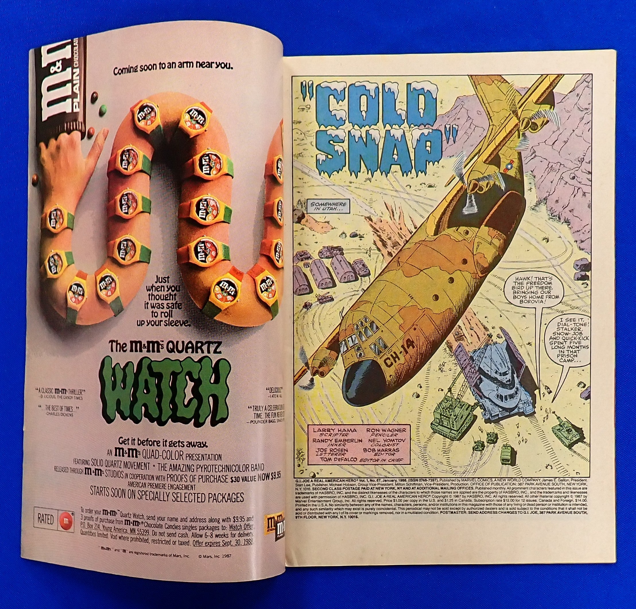 G.I. Joe #67 (1988) - FN+ (6.5) - Mark Jeweler Variant