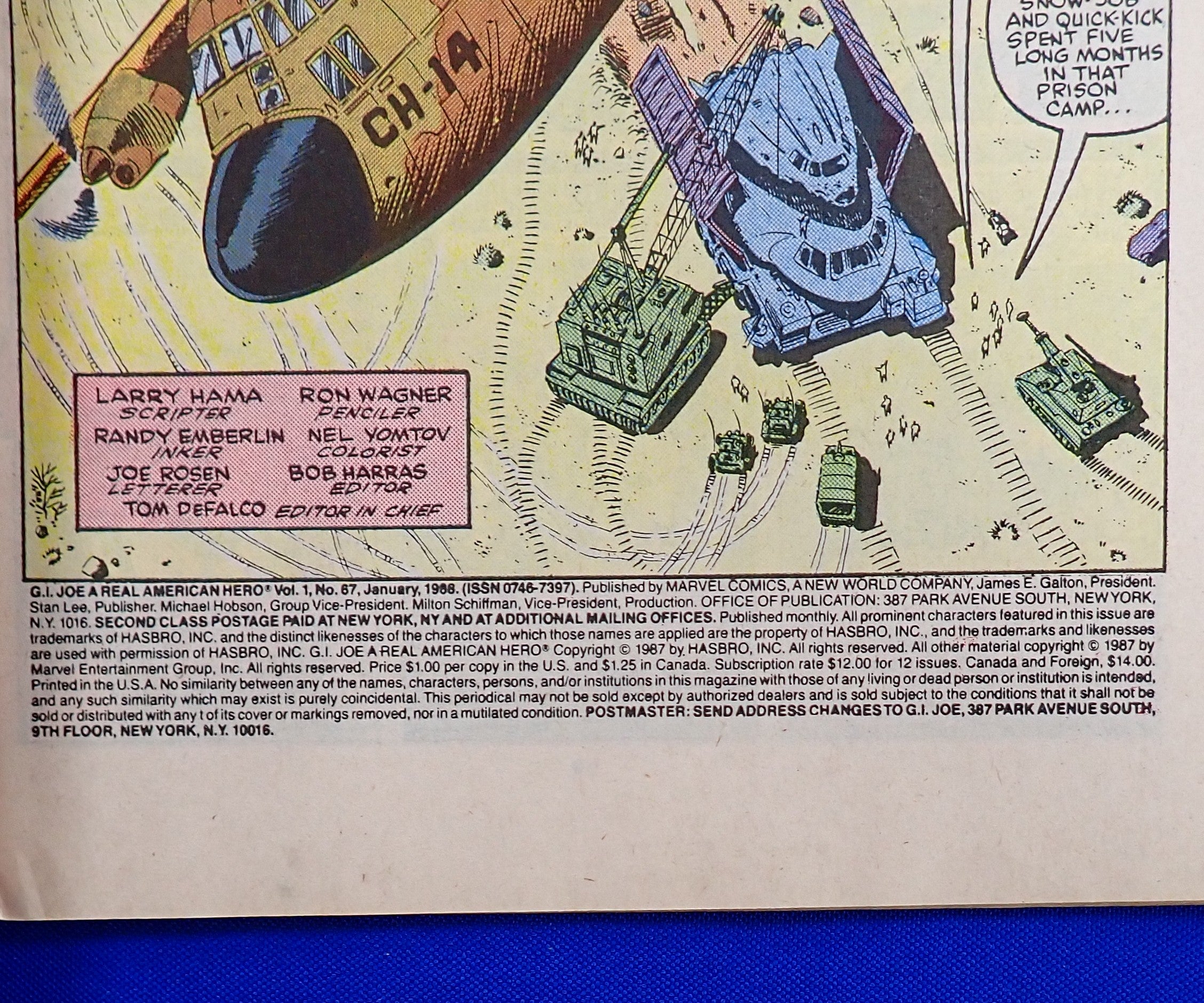 G.I. Joe #67 (1988) - FN+ (6.5) - Mark Jeweler Variant