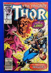 The Mighty Thor #401 (1989) - FN- (5.5) - Mark Jeweler Variant