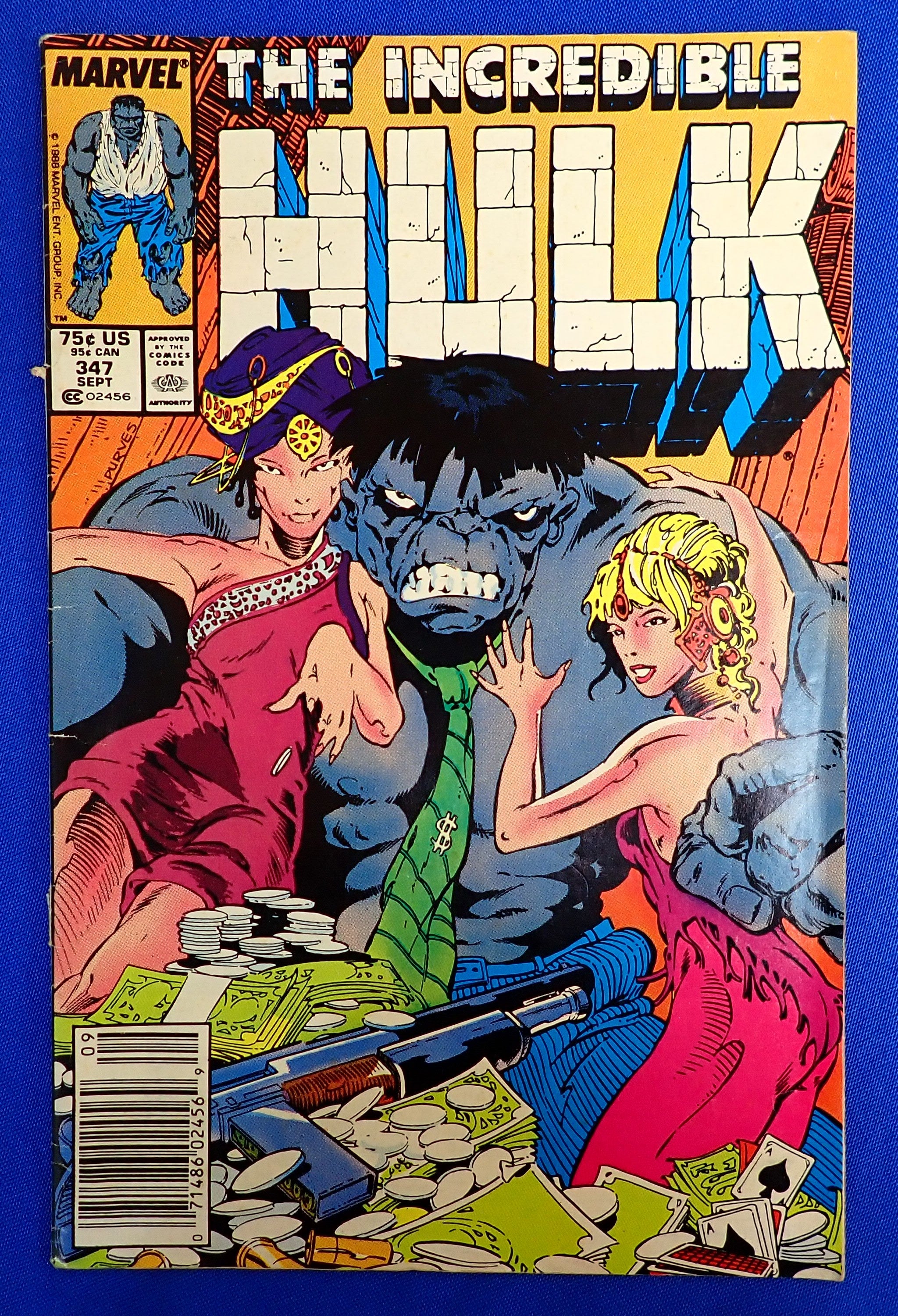 Hulk #347 (1988) - GD (2.0) - Mark Jeweler Variant