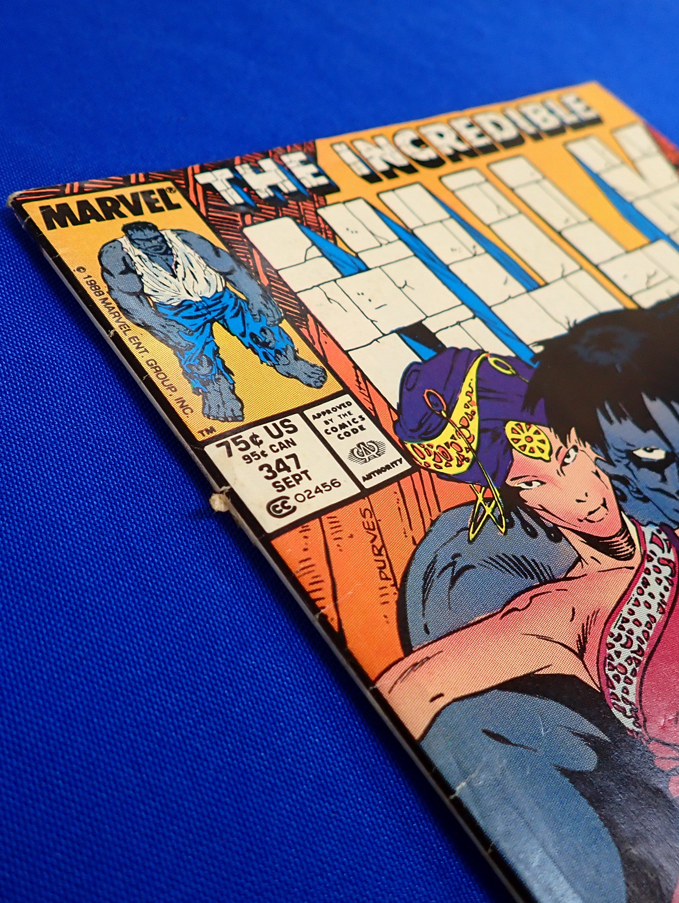 Hulk #347 (1988) - GD (2.0) - Mark Jeweler Variant