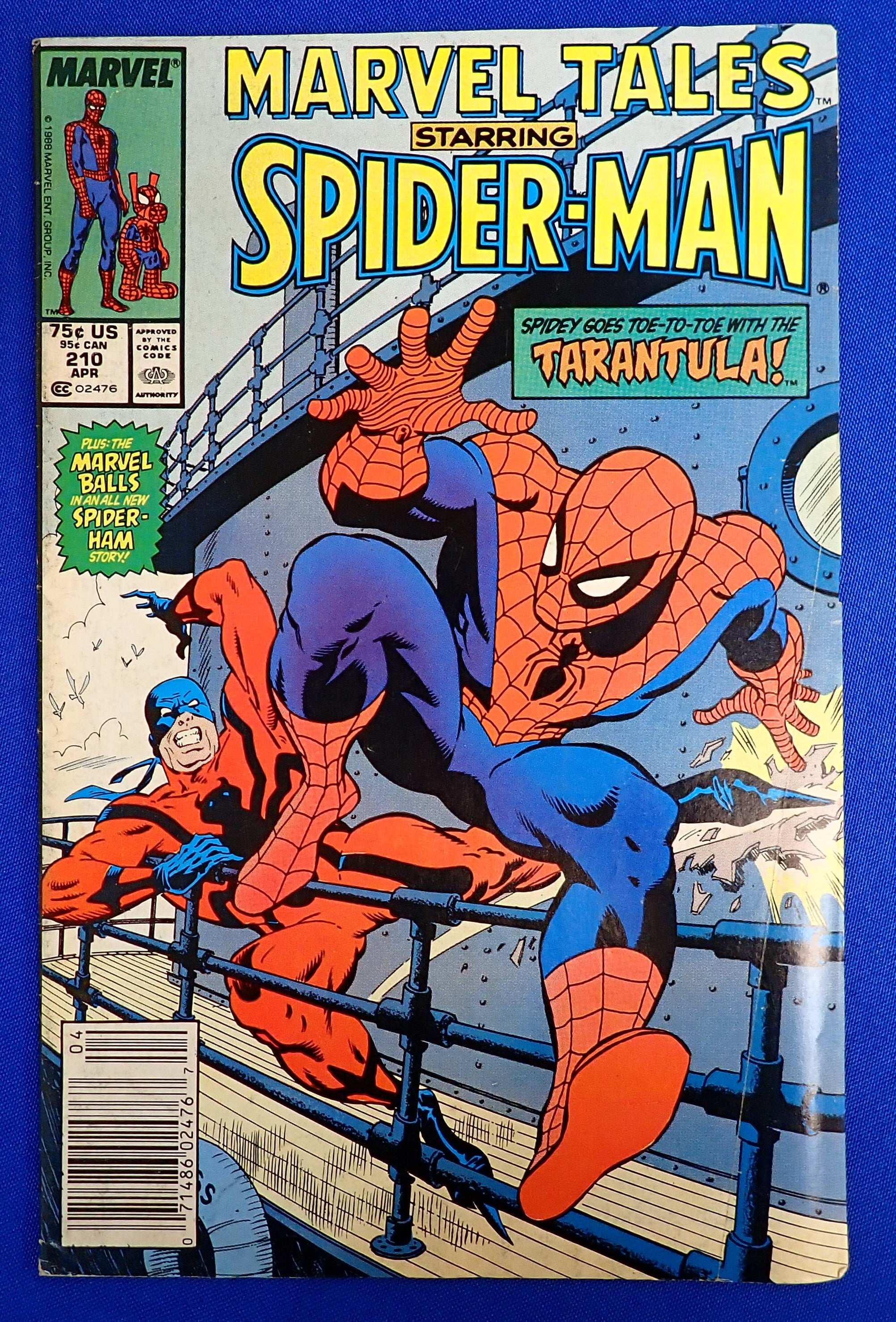 Marvel Tales #210 (1988) - VF- (7.5) - Mark Jeweler Variant