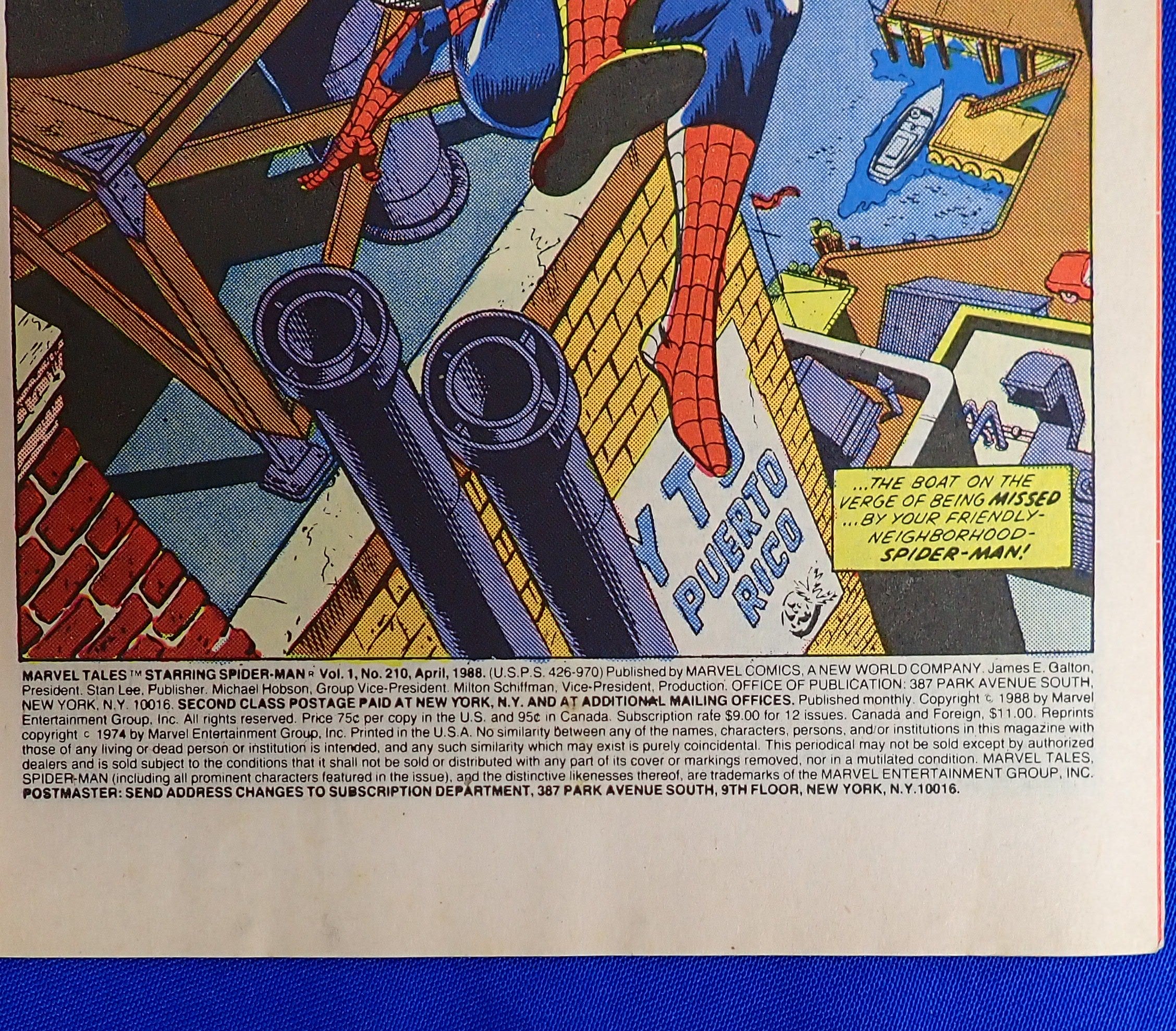 Marvel Tales #210 (1988) - VF- (7.5) - Mark Jeweler Variant