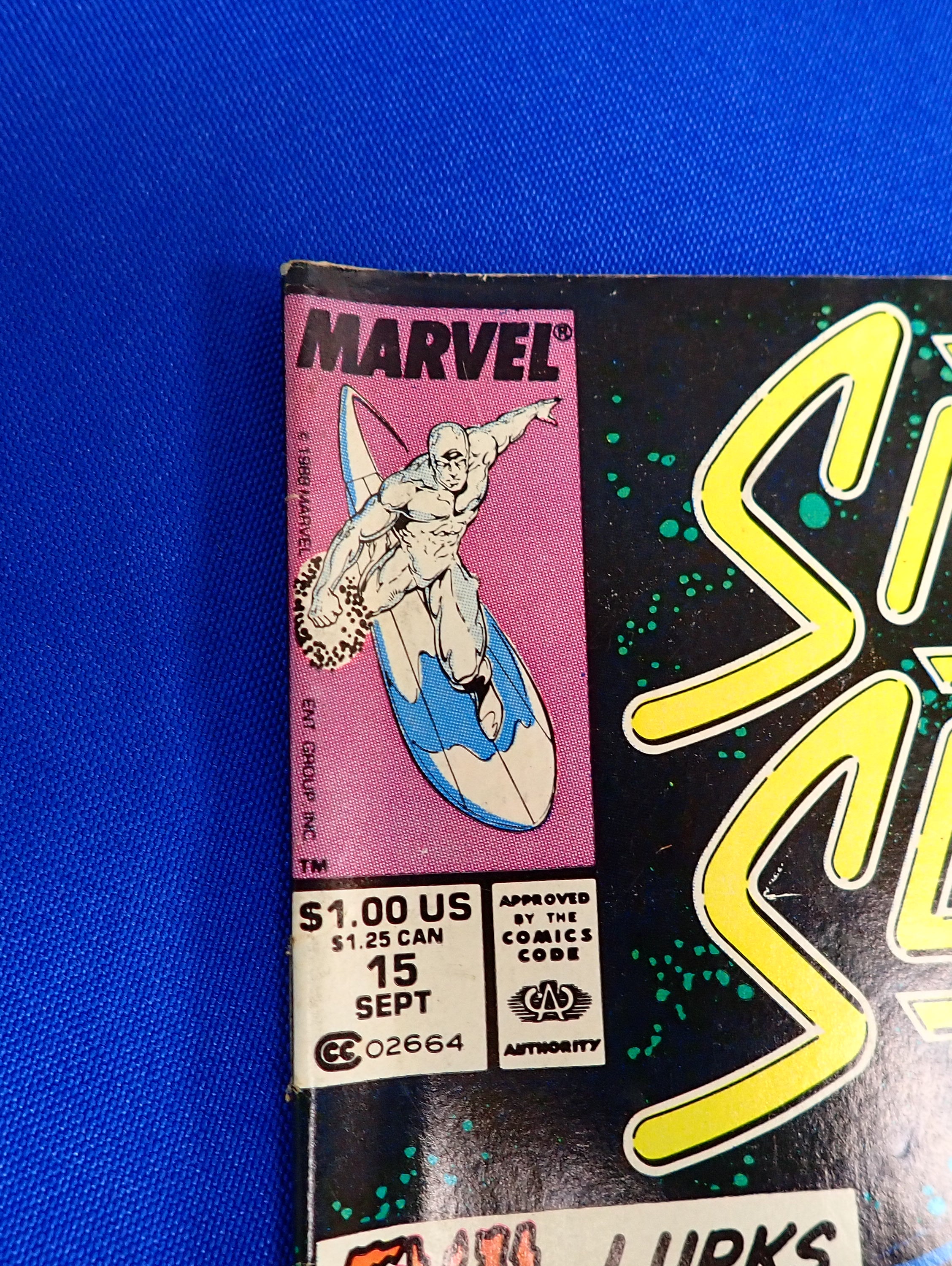 Silver Surfer #15 (1988) - FN/VF (7.0) - Mark Jeweler Variant