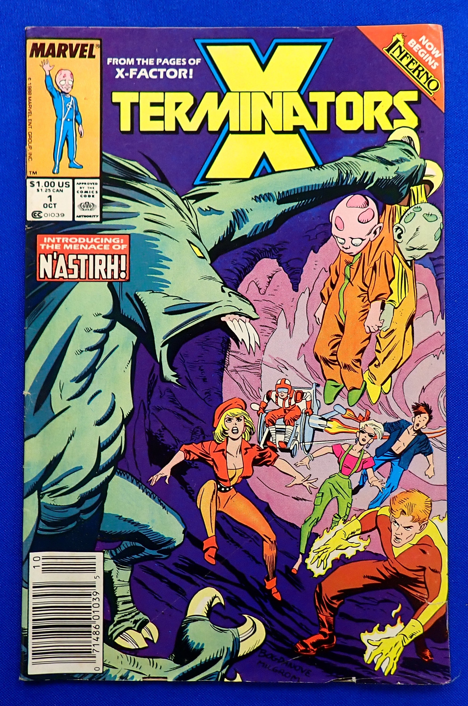 X-Terminators #1 (1988) - VF- (7.5) - Mark Jeweler Variant