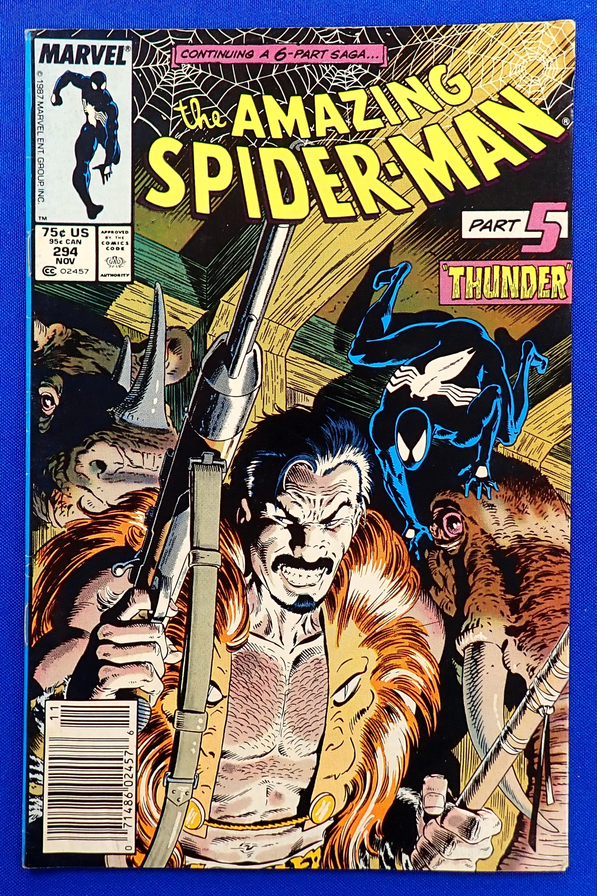 Amazing Spider-Man #294 (1987) - VF- (7.5) - Mark Jeweler Variant