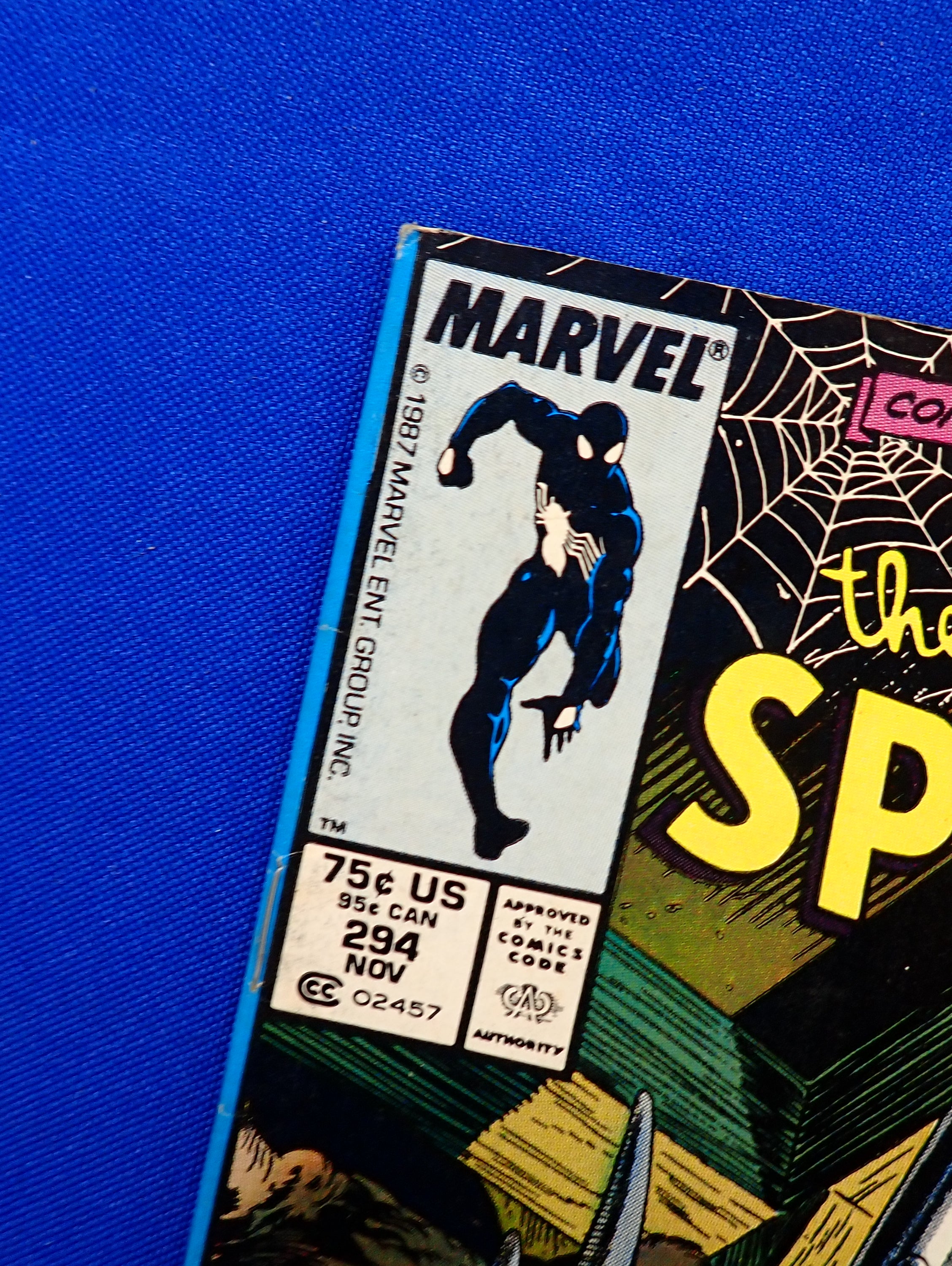 Amazing Spider-Man #294 (1987) - VF- (7.5) - Mark Jeweler Variant