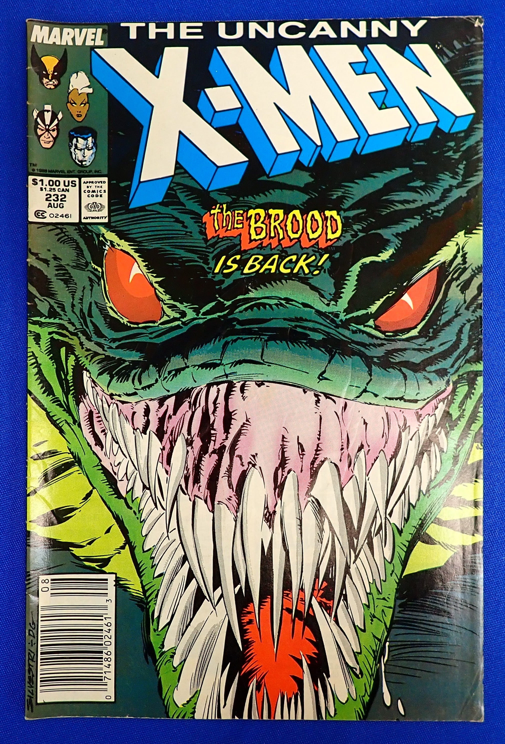 Uncanny X-Men #232 (1988) - FN (6.0) - Mark Jeweler Variant
