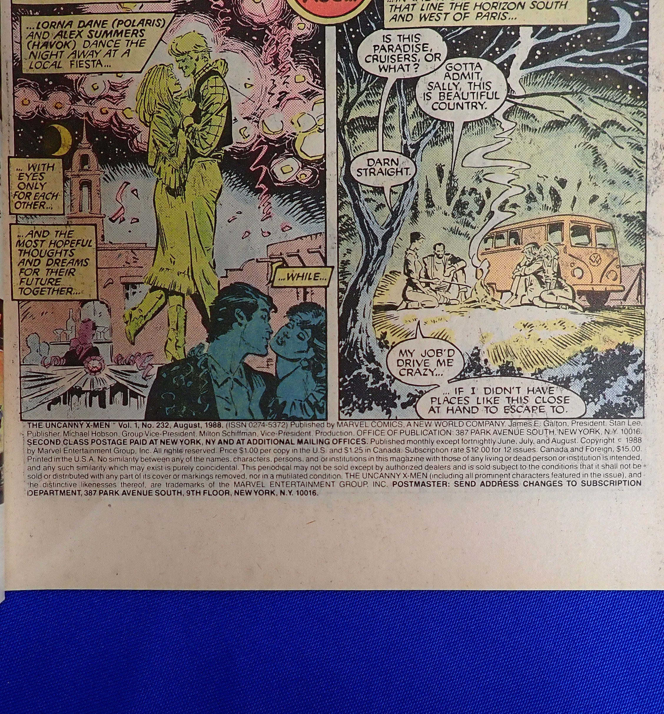 Uncanny X-Men #232 (1988) - FN (6.0) - Mark Jeweler Variant