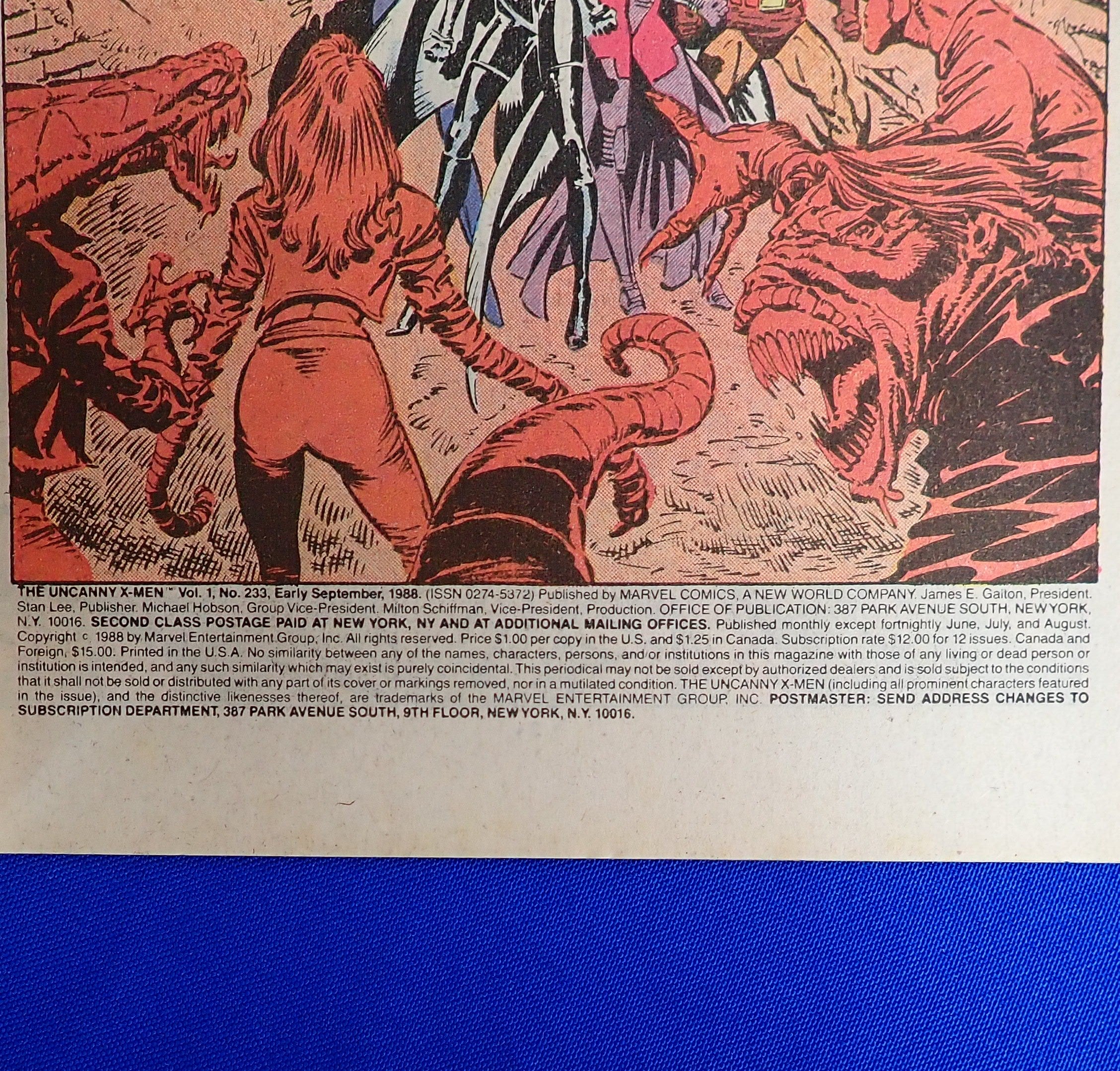 Uncanny X-Men #233 (1988) - VF- (7.5) - Mark Jeweler Variant