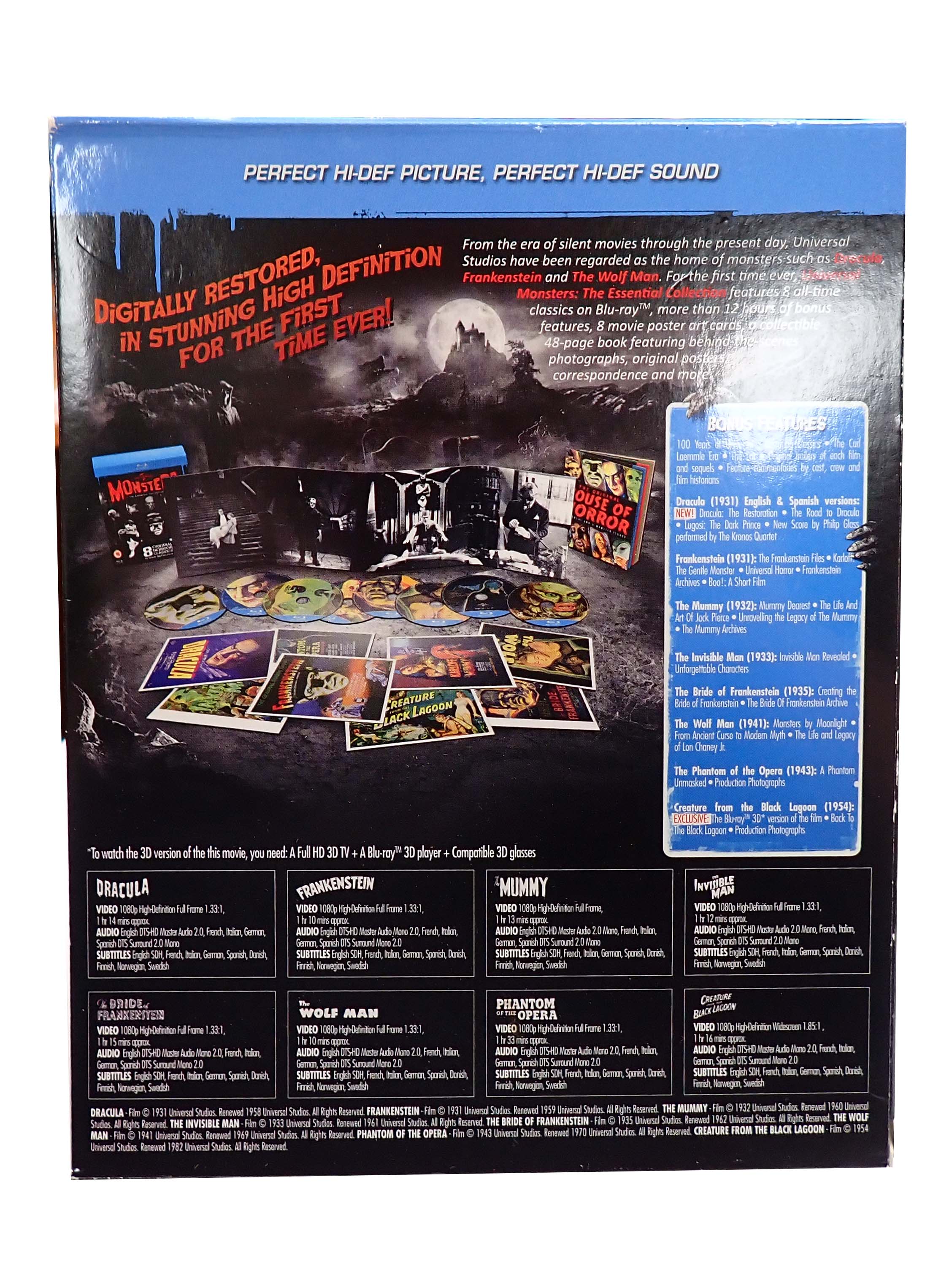 Universal Monsters: The Essential Collection - [Blu-Ray]