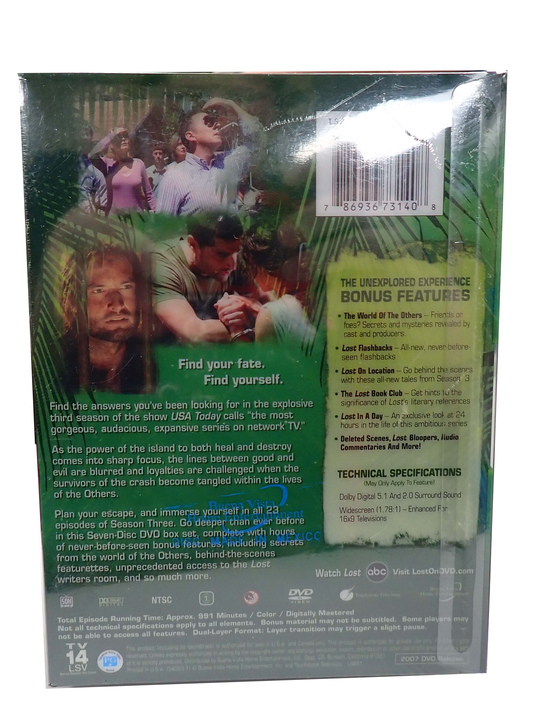 Lost: The Complete Third Season - [DVD] (Sealed)