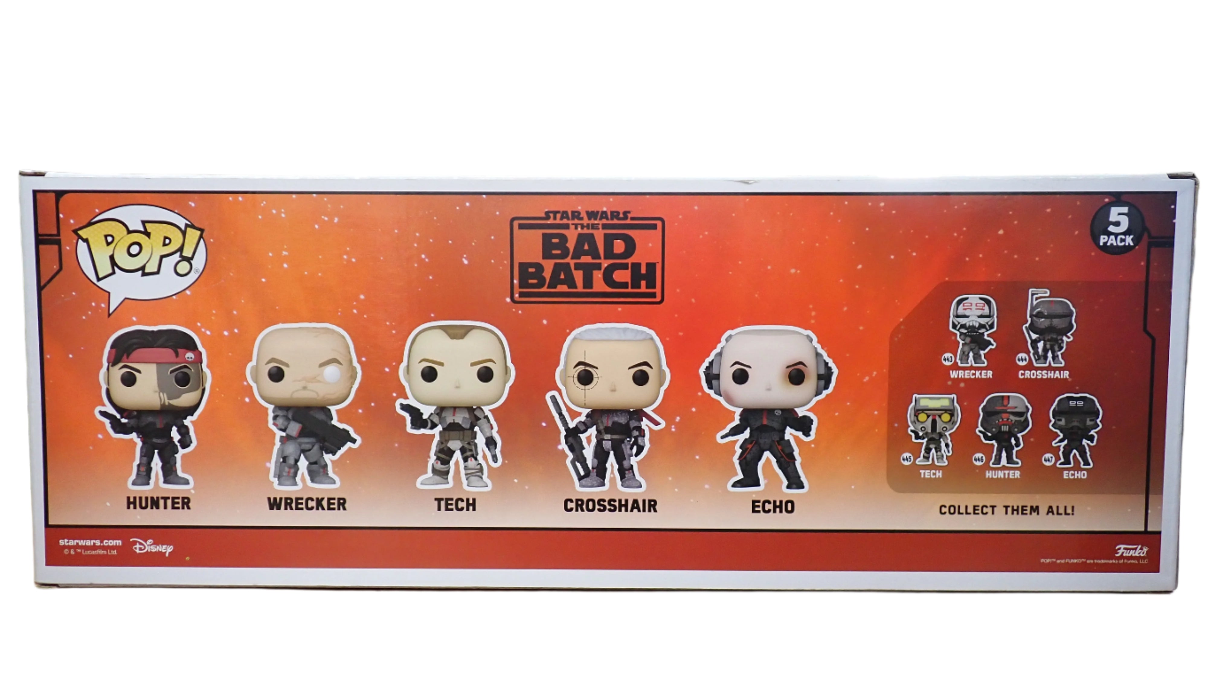 Hunter / Wrecker / Tech / Crosshair / Echo - POP! 5-Pack