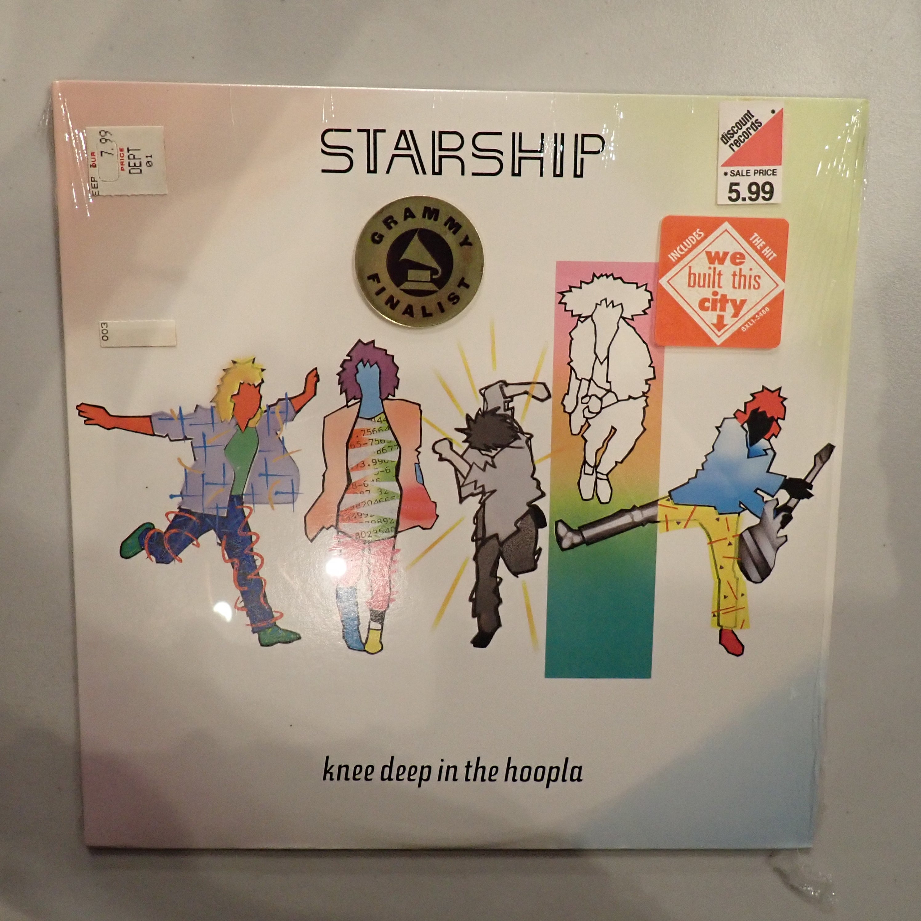STARSHIP knee deep in the hoopla レコード Amazon.co.jp: Knee deep in the hoopla (1985) / Vinyl record [Vinyl