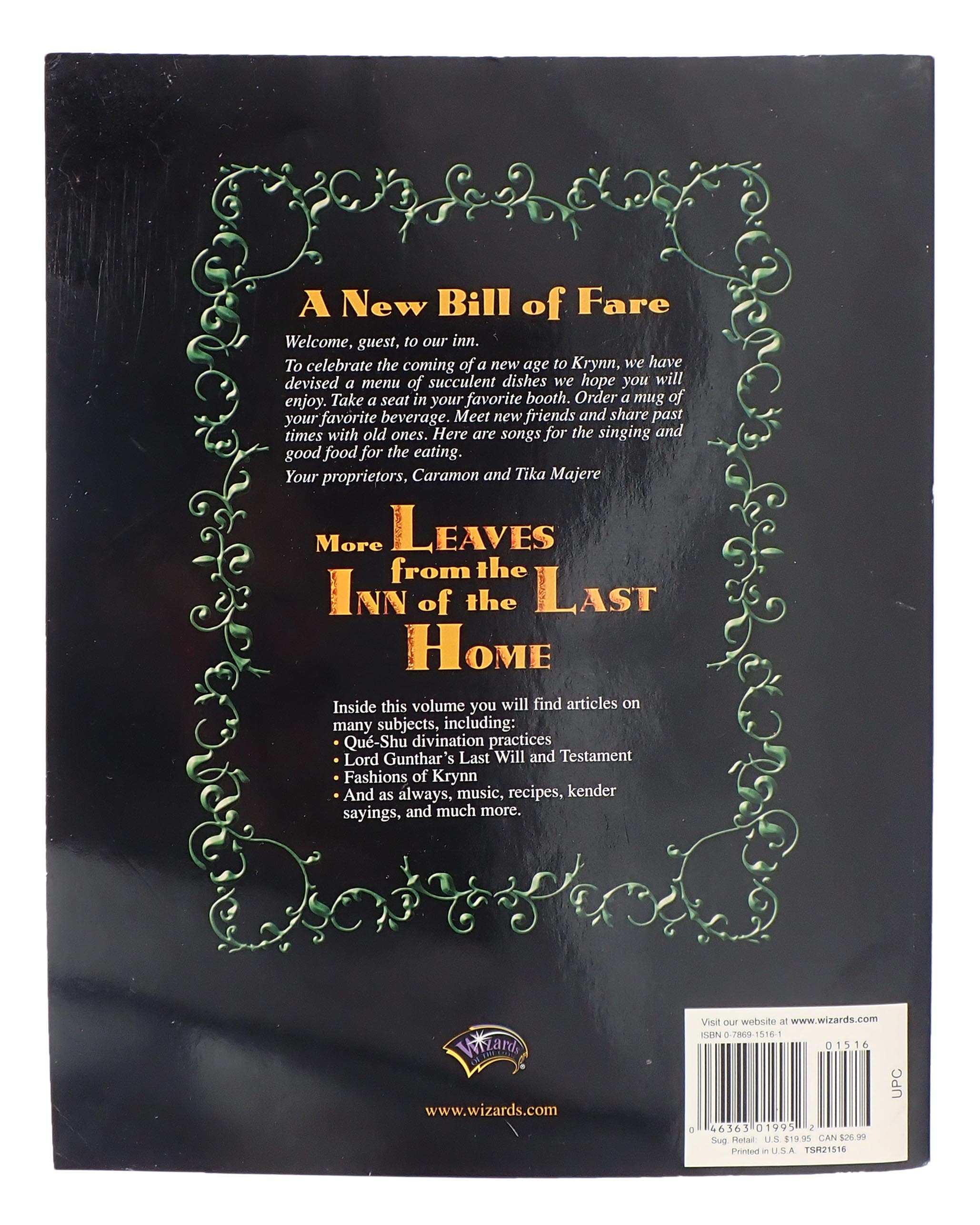 D&D Dragonlance More Leaves from the Inn of the Last Home [Pre-Owned RPG]