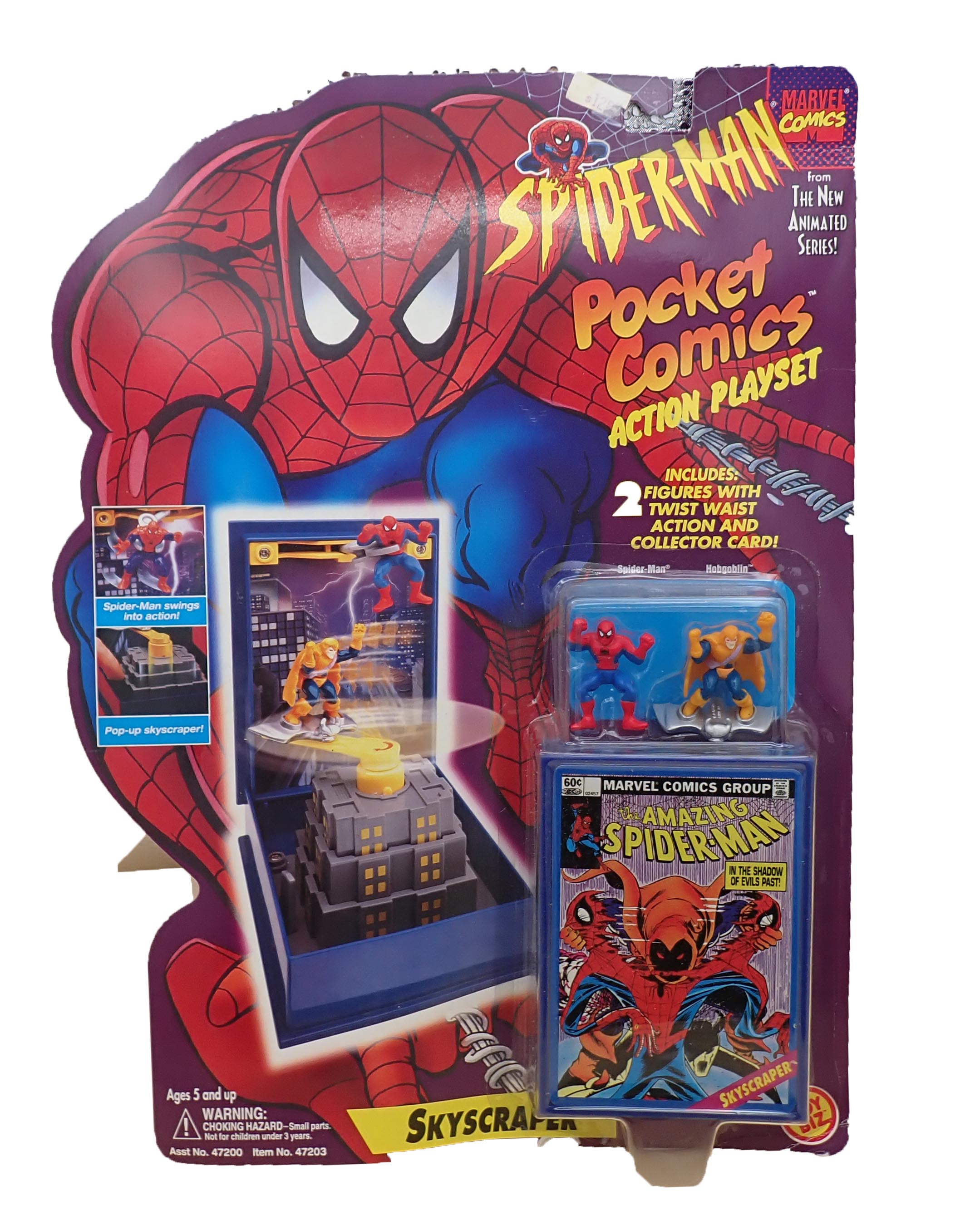 Spider-Man Skyscraper Pocket Comic Action Playset