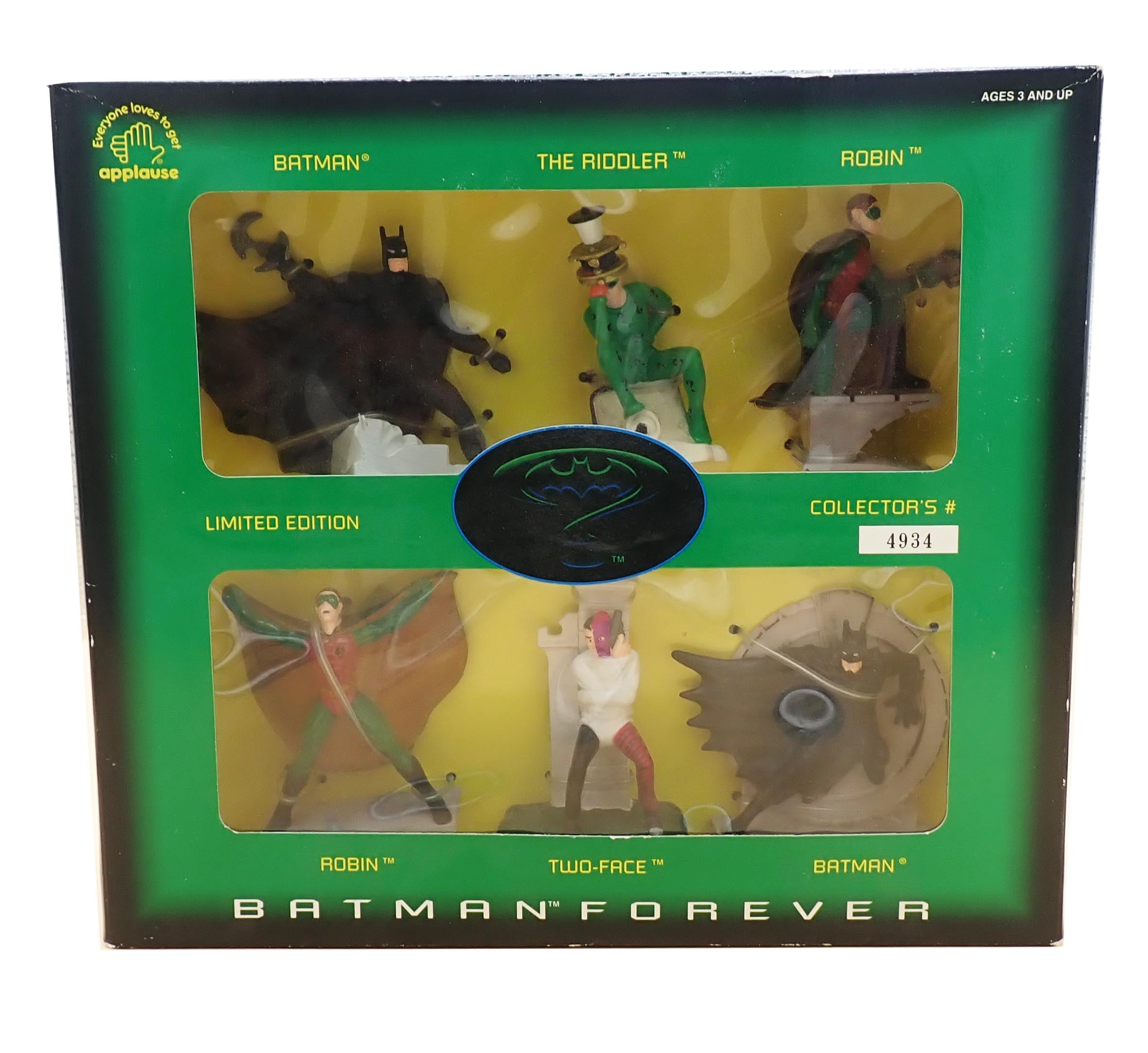 Batman Forever LIMITED EDITION 6 Figure Set #4934 (Pre-Owned)
