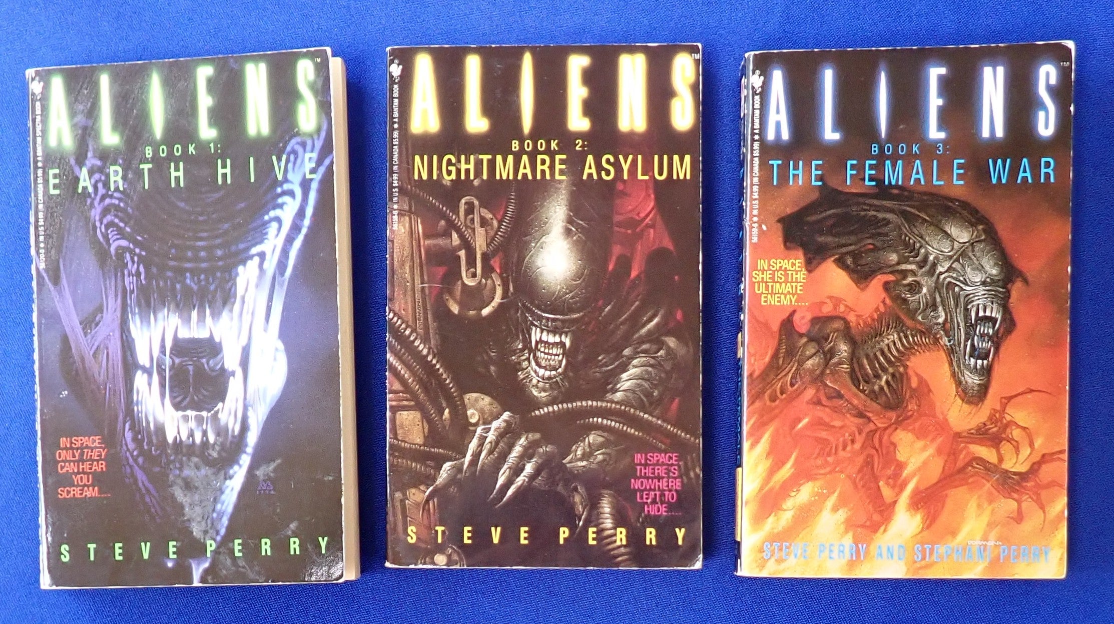 Aliens Pocket Novels: Bantam Books Trilogy (1992) Set of 3 [Pre-Owned]