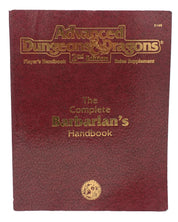 AD&D 2nd Edition The Complete Barbarian's Handbook [Pre-Owned RPG]
