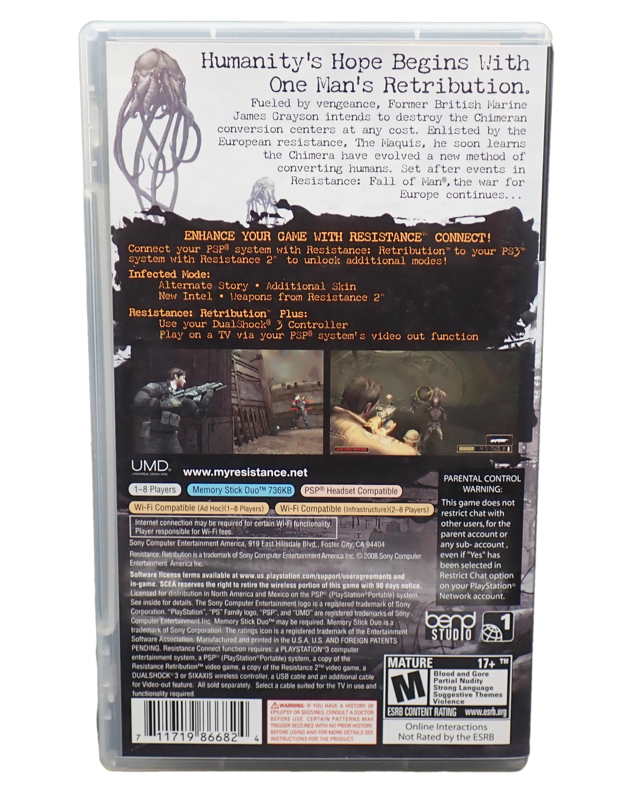 Resistance: Retribution - PSP
