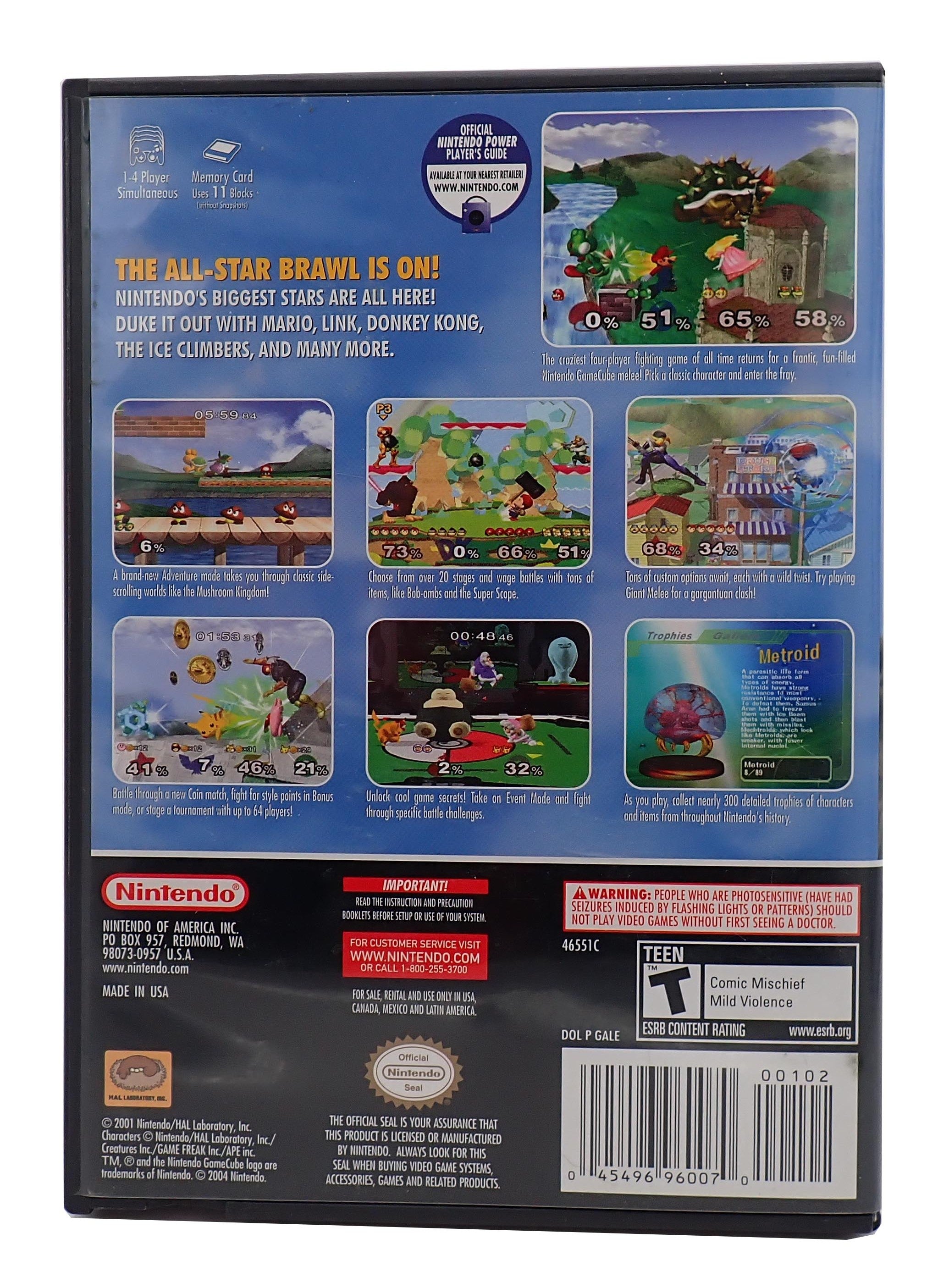 Super Smash Bros. Melee (Best Seller Verison) - Gamecube