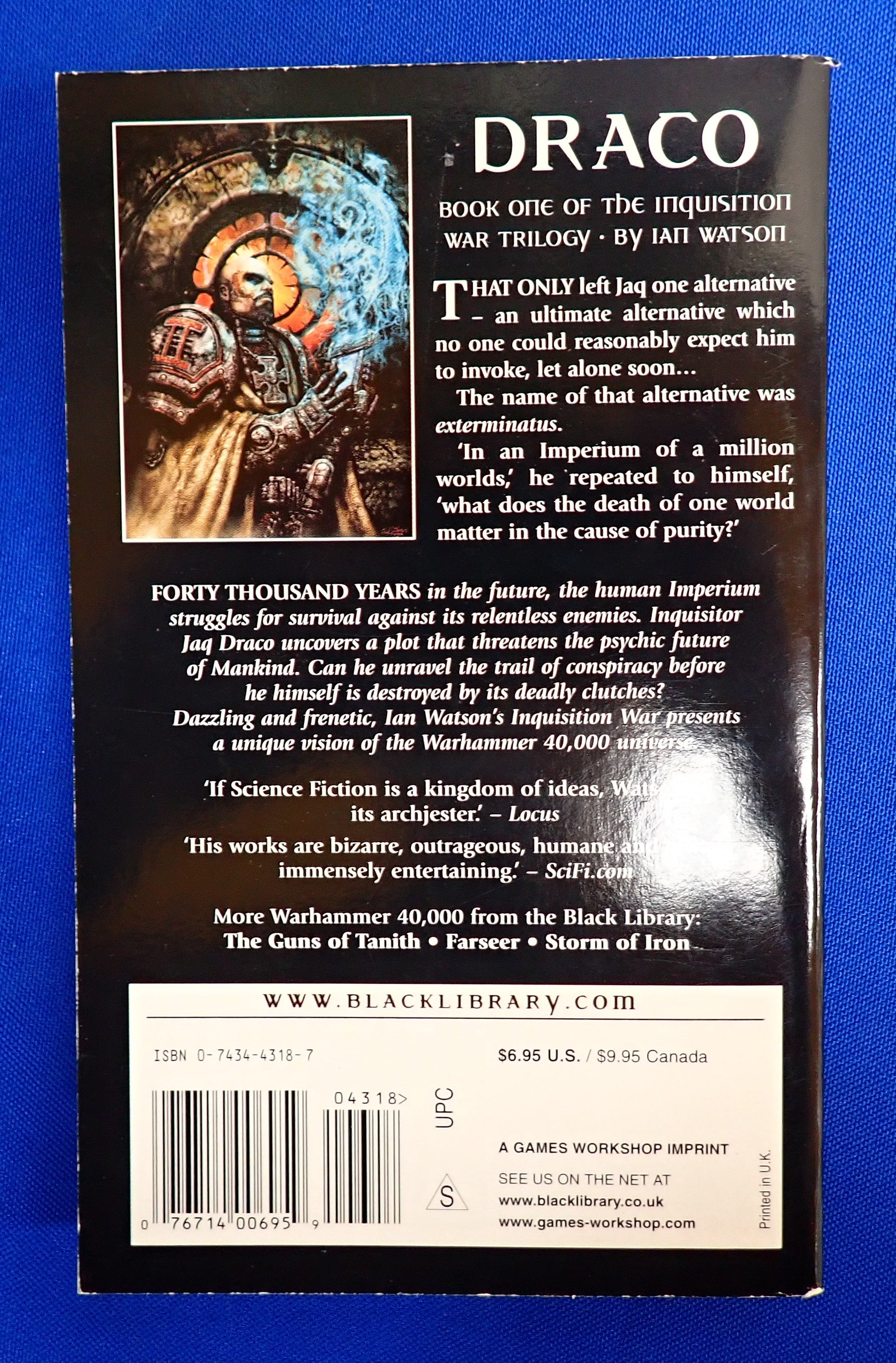 First Edition Warhammer 40K: Draco (2002) - Pocket Novel [Pre-Owned]